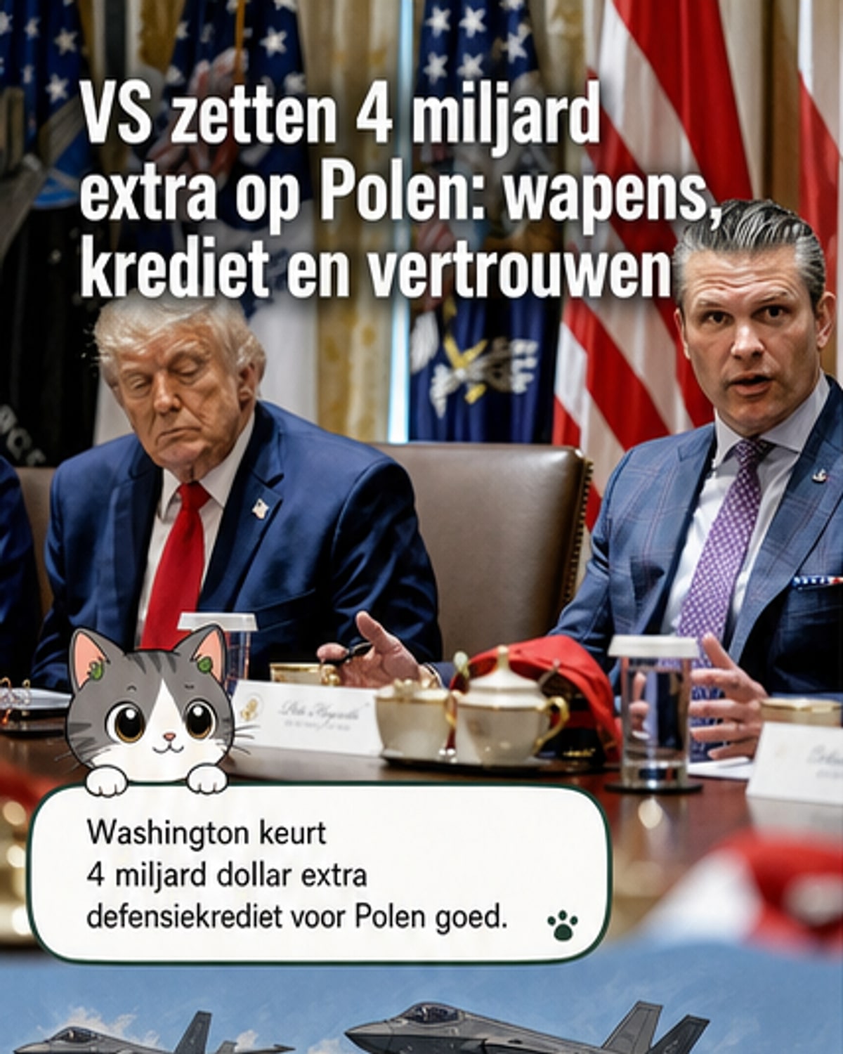 VS versterken Polen met 4 miljard aan wapens