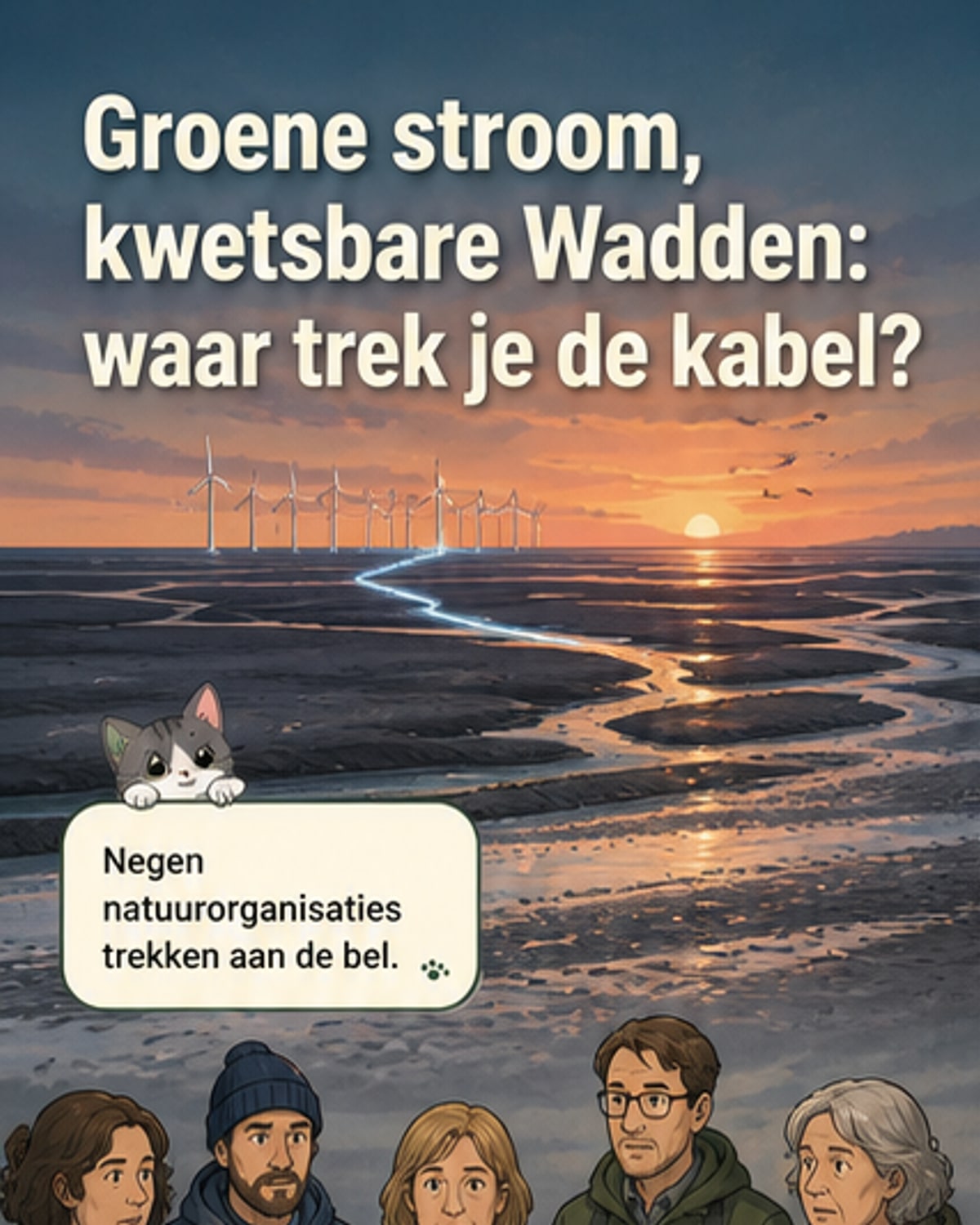 Windstroom via de Waddenzee: natuur in gevaar?