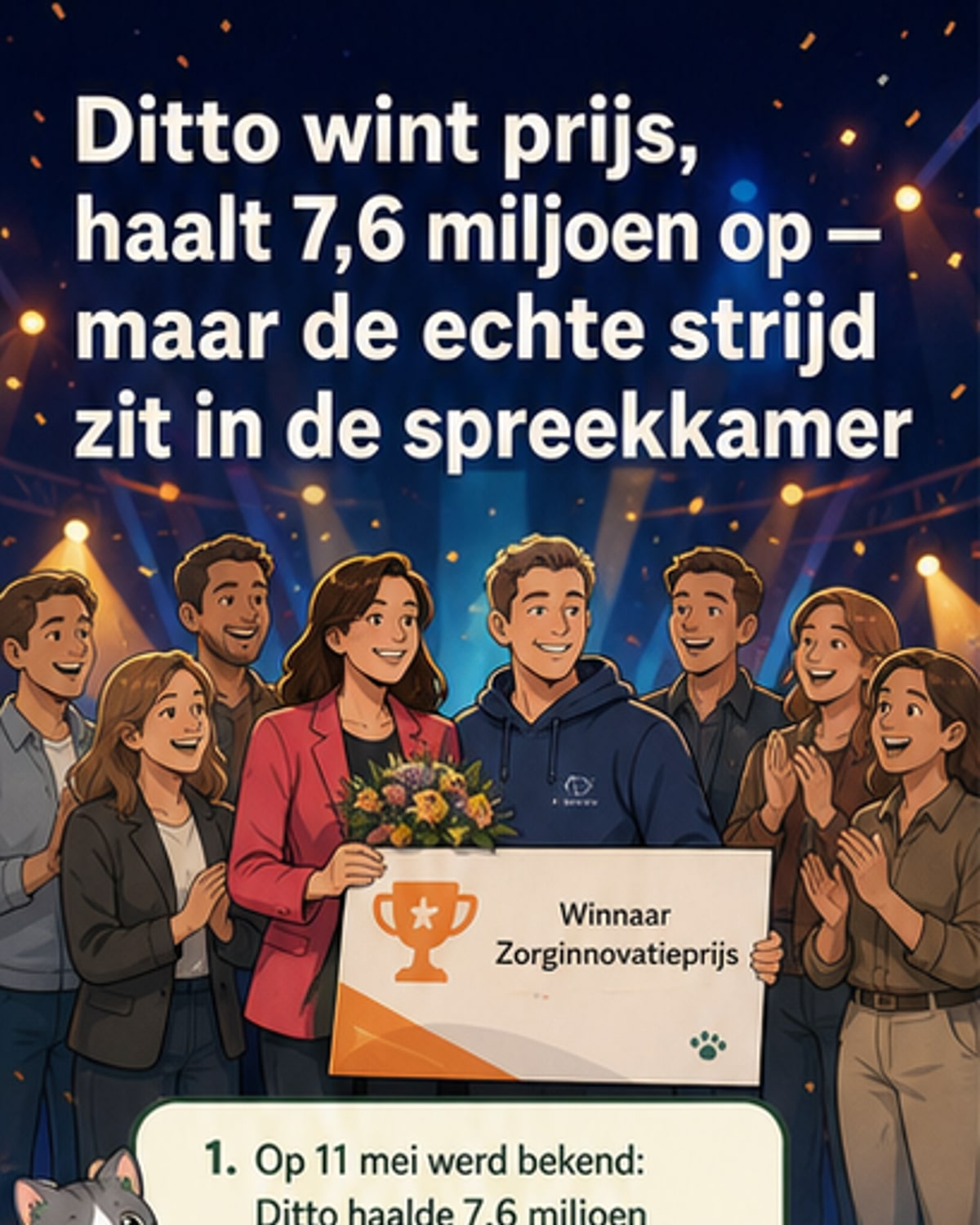 Zorgapp Ditto haalt €7,6 miljoen op