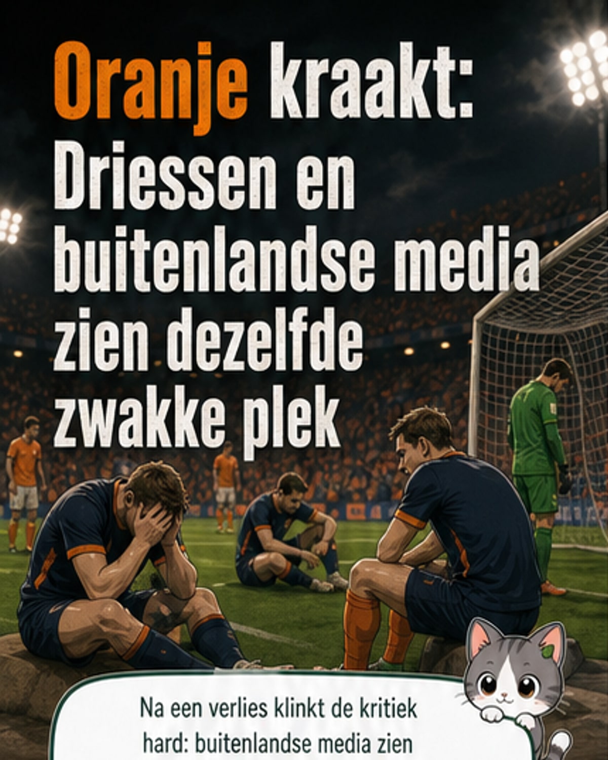 Oranje in crisis: scherpte ontbreekt