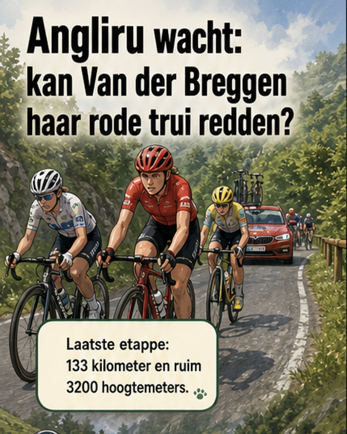 Laatste rit op de Angliru: wie breekt?