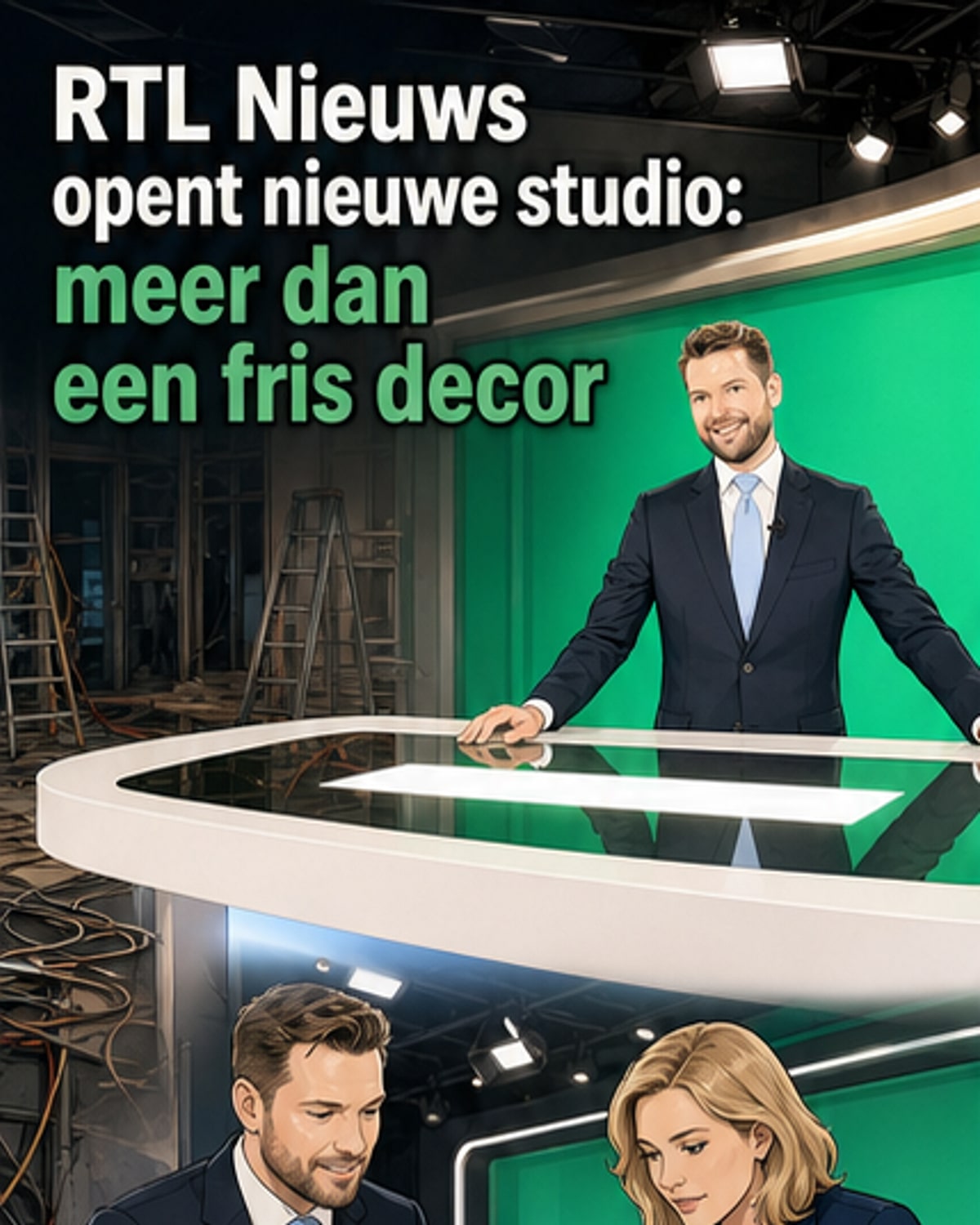 RTL Nieuws start in gloednieuwe studio
