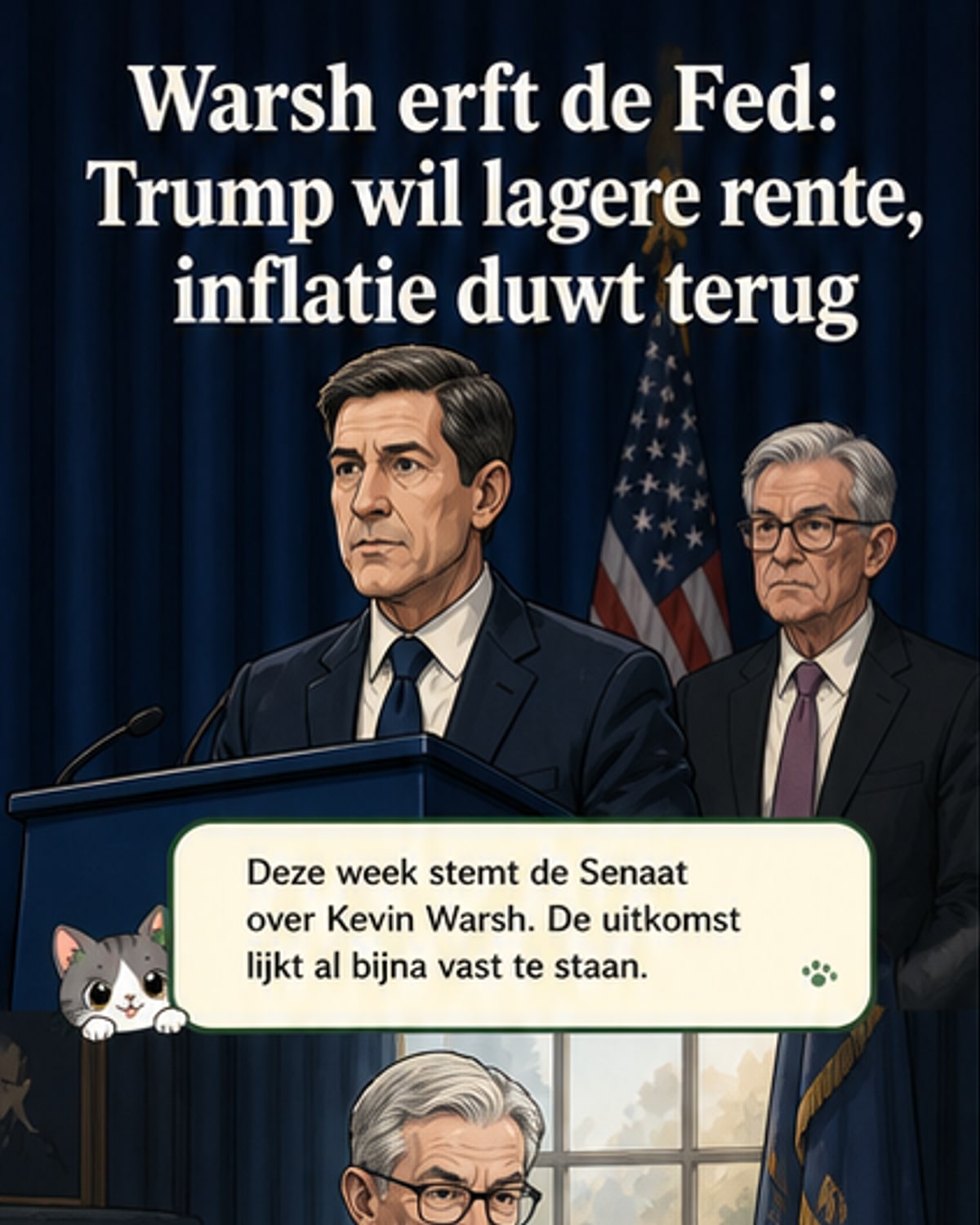 Nieuwe Fed-baas tussen Trump en inflatie