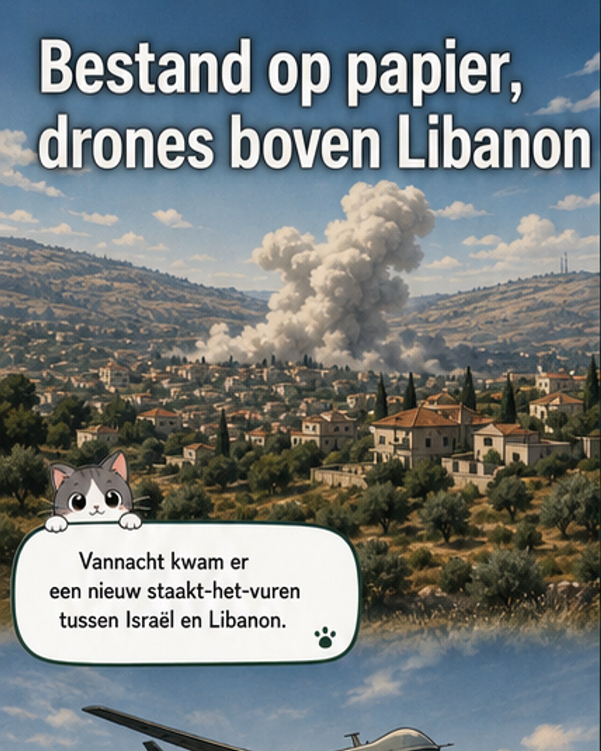 Nieuw staakt-het-vuren Libanon: Israël blijft opereren