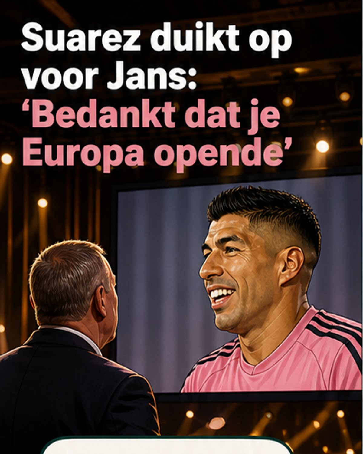 Suárez verrast bij afscheid Jans