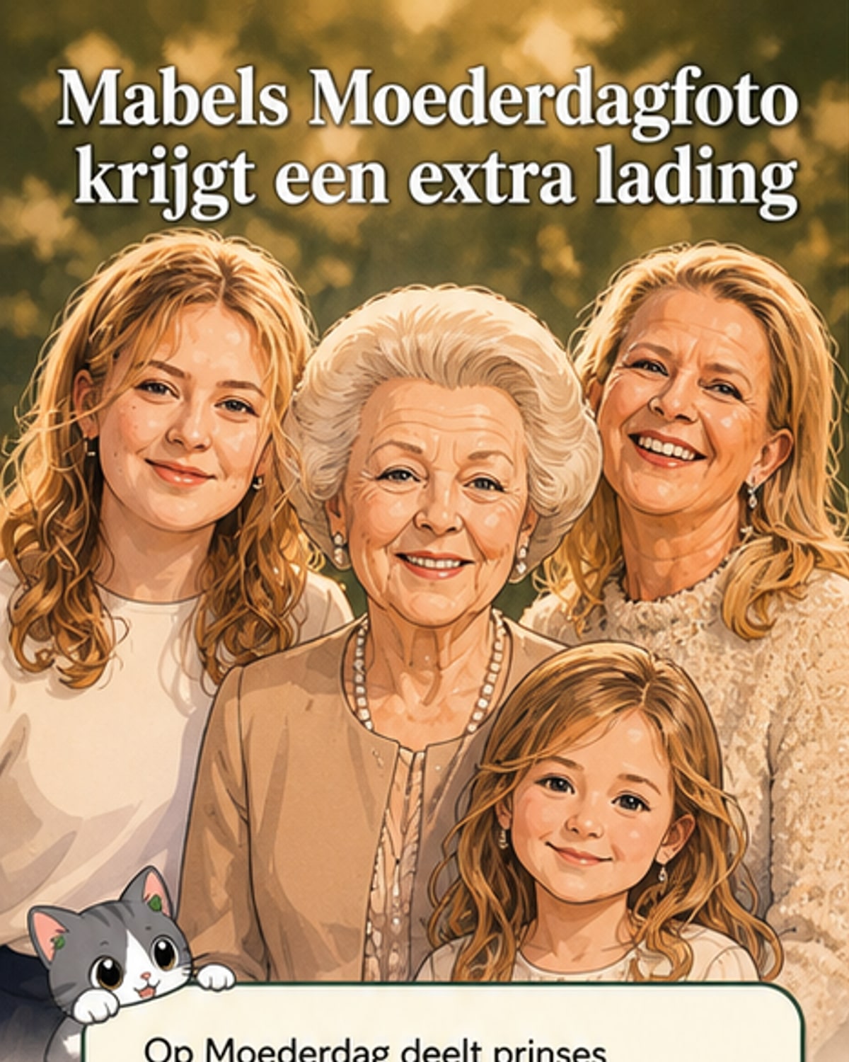 Prinses Mabel deelt Moederdagfoto