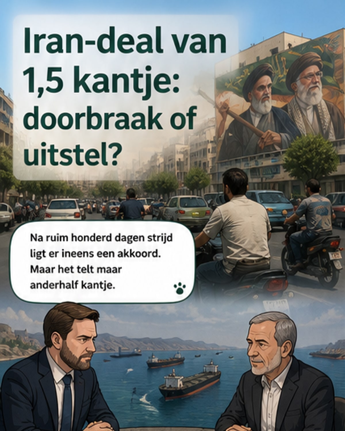 VS en Iran sluiten akkoord van anderhalve pagina