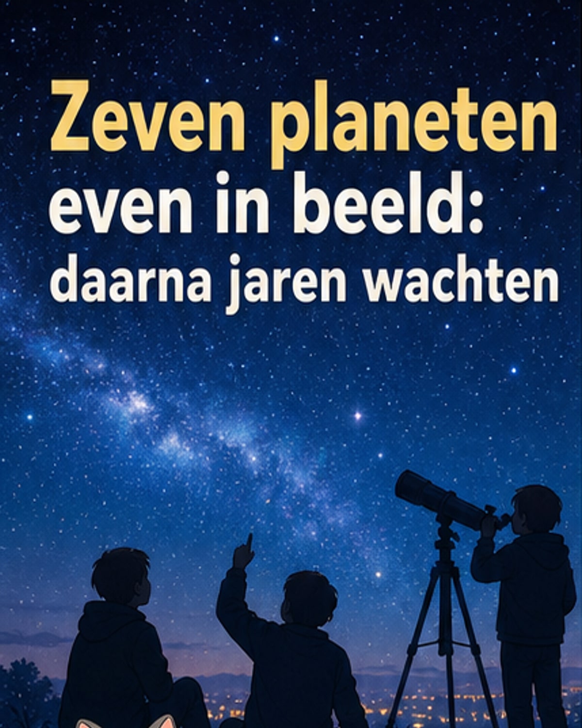 Zeldzame planeetparade in beeld