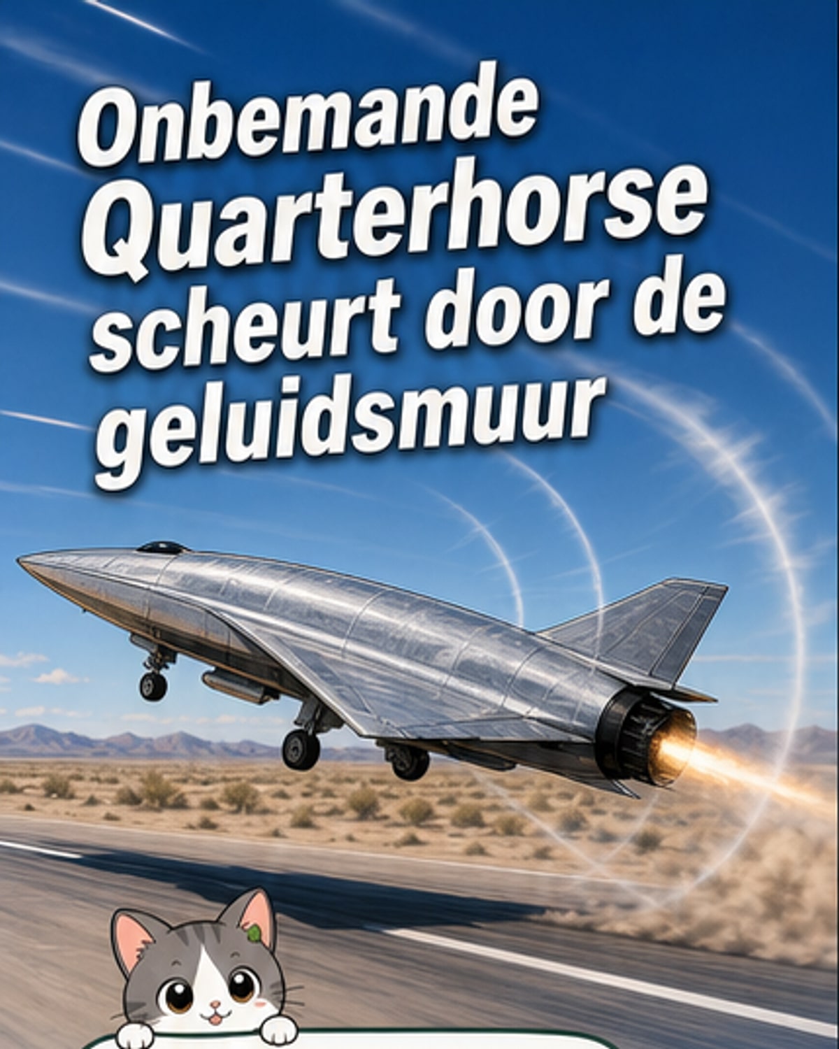 Dit vliegtuig vloog sneller dan ooit