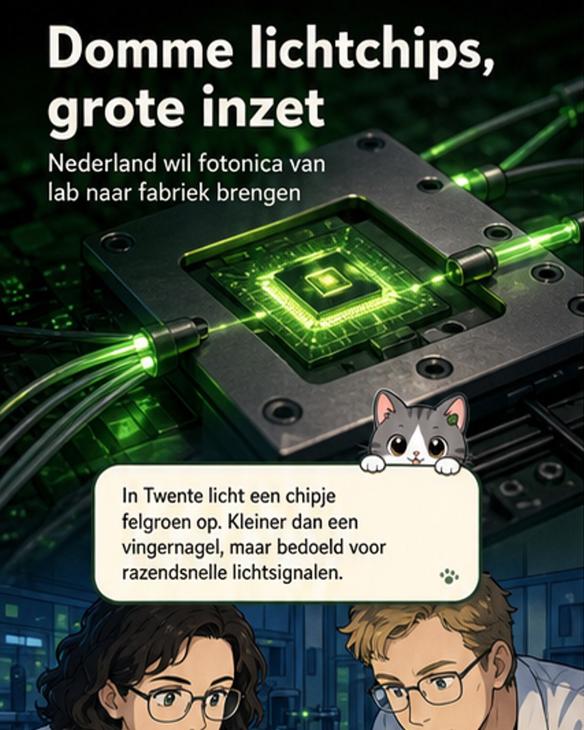 Chips die met licht werken zijn ‘redelijk dom’