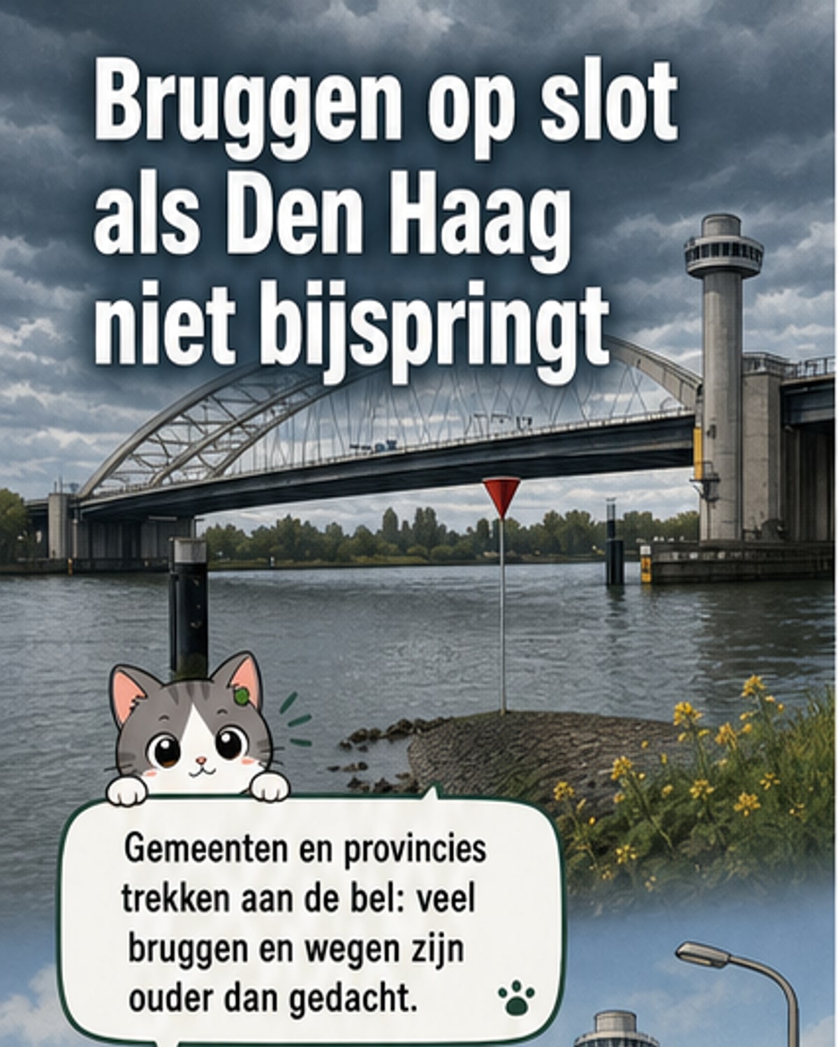 Zonder extra geld sluiten bruggen