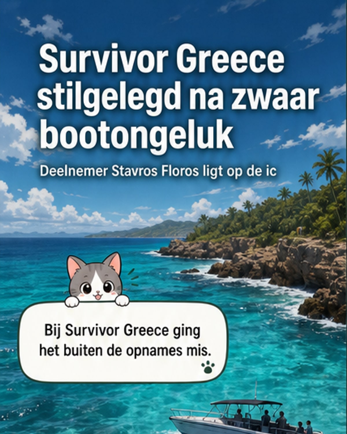 Survivor-deelnemer verliest been