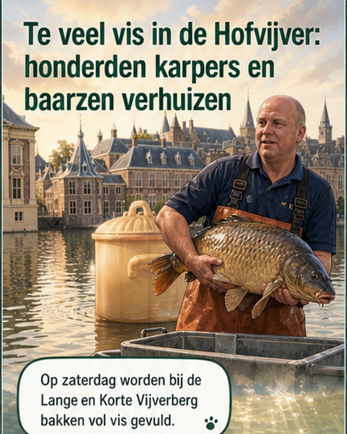 Vissen verhuizen voor betere ademruimte