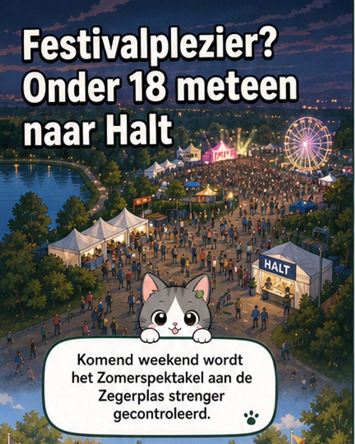 Festival met 70.000 bezoekers neemt jongerenstraf serieus