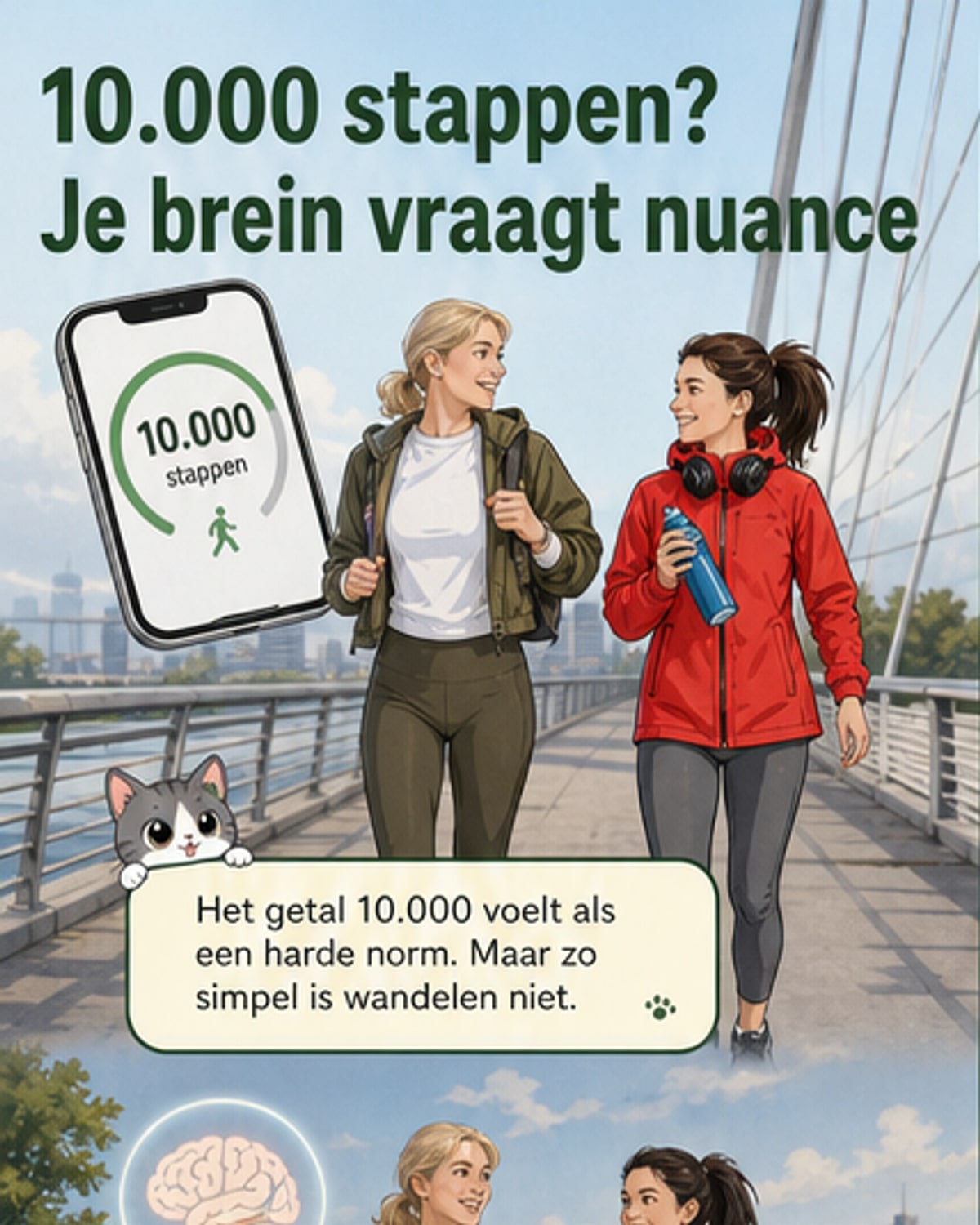 10.000 stappen? Niet nodig