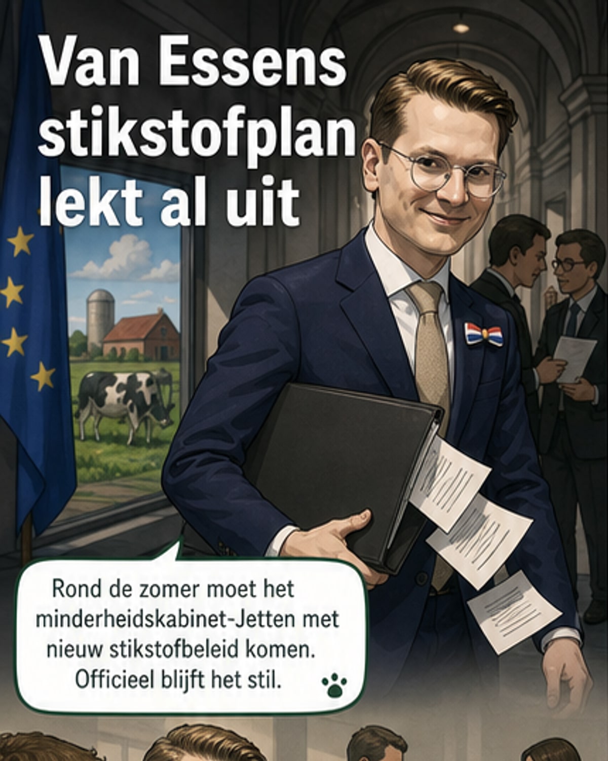 Beleid Van Essen lekt langzaam uit