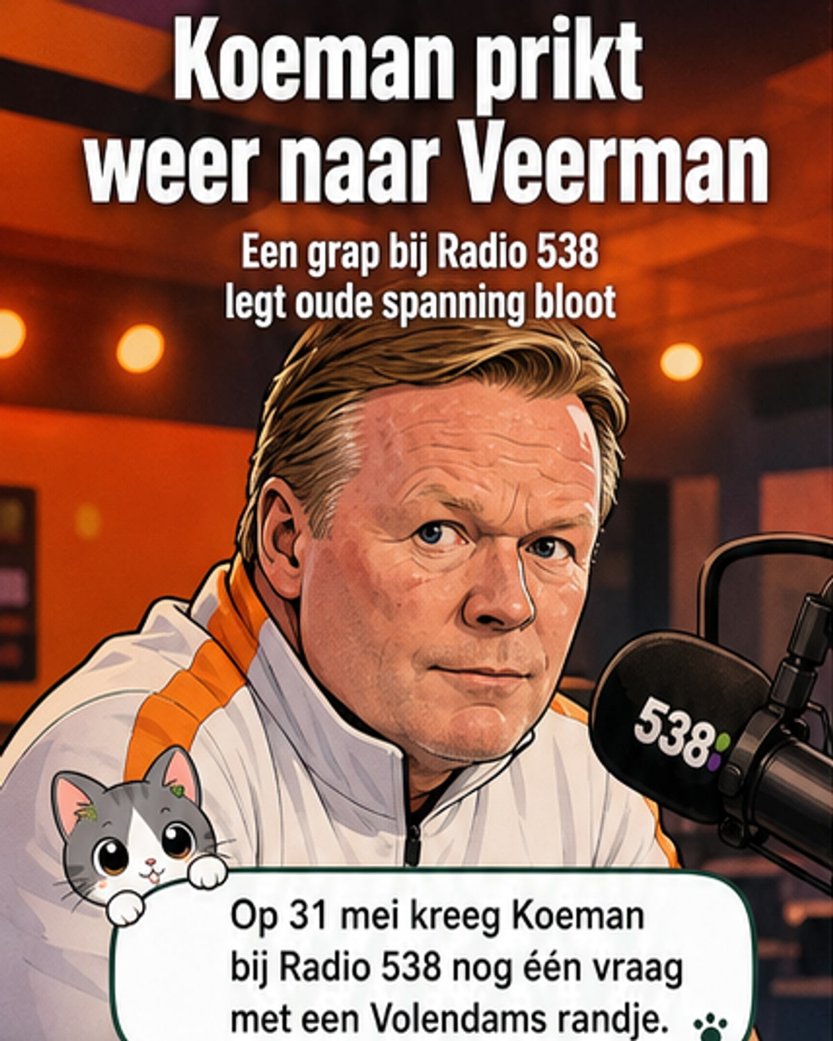 Koeman sneert weer naar Veerman
