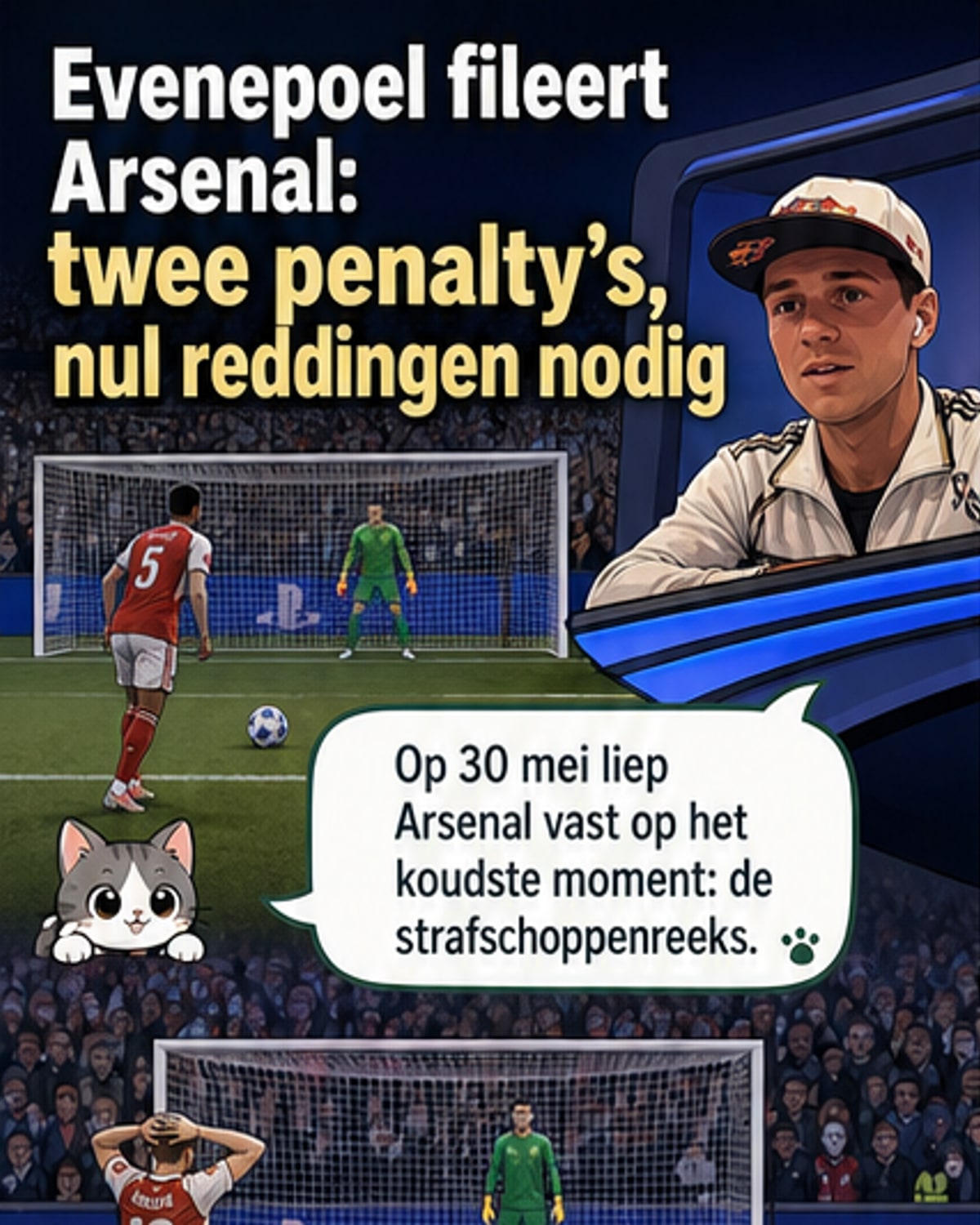 Remco over Arsenal: 'Twee archislechte penalty's'
