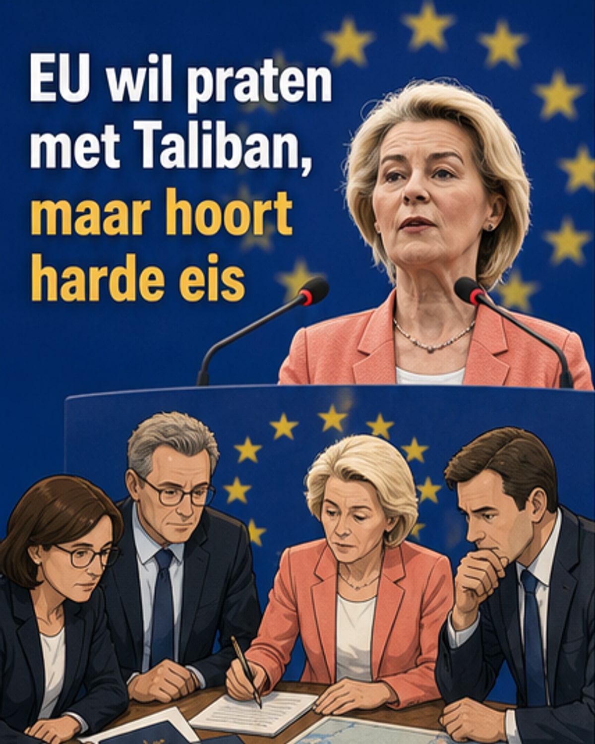 EU onderhandelt met Taliban over terugkeer asielzoekers