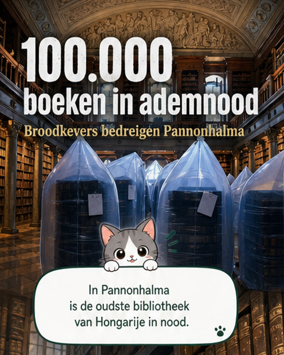 Broodkevers bedreigen duizendjarige boeken
