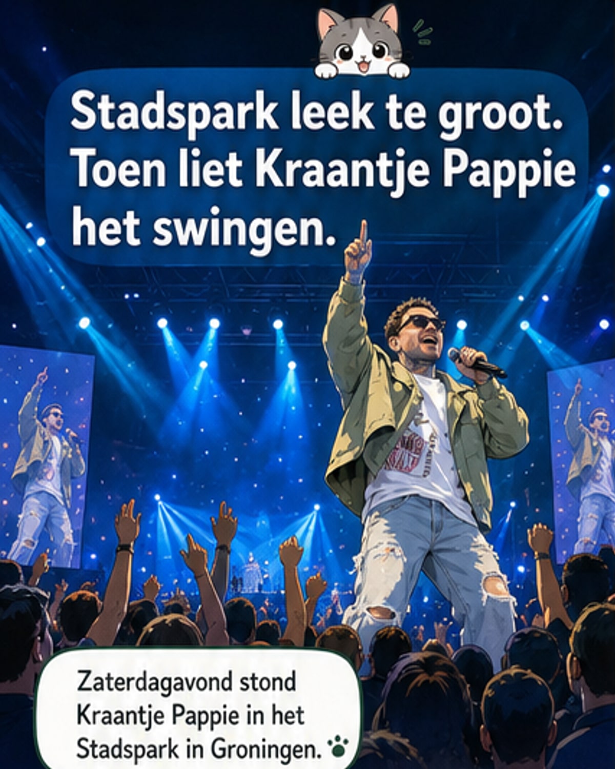 Kraantje Pappie viert grootste show ooit