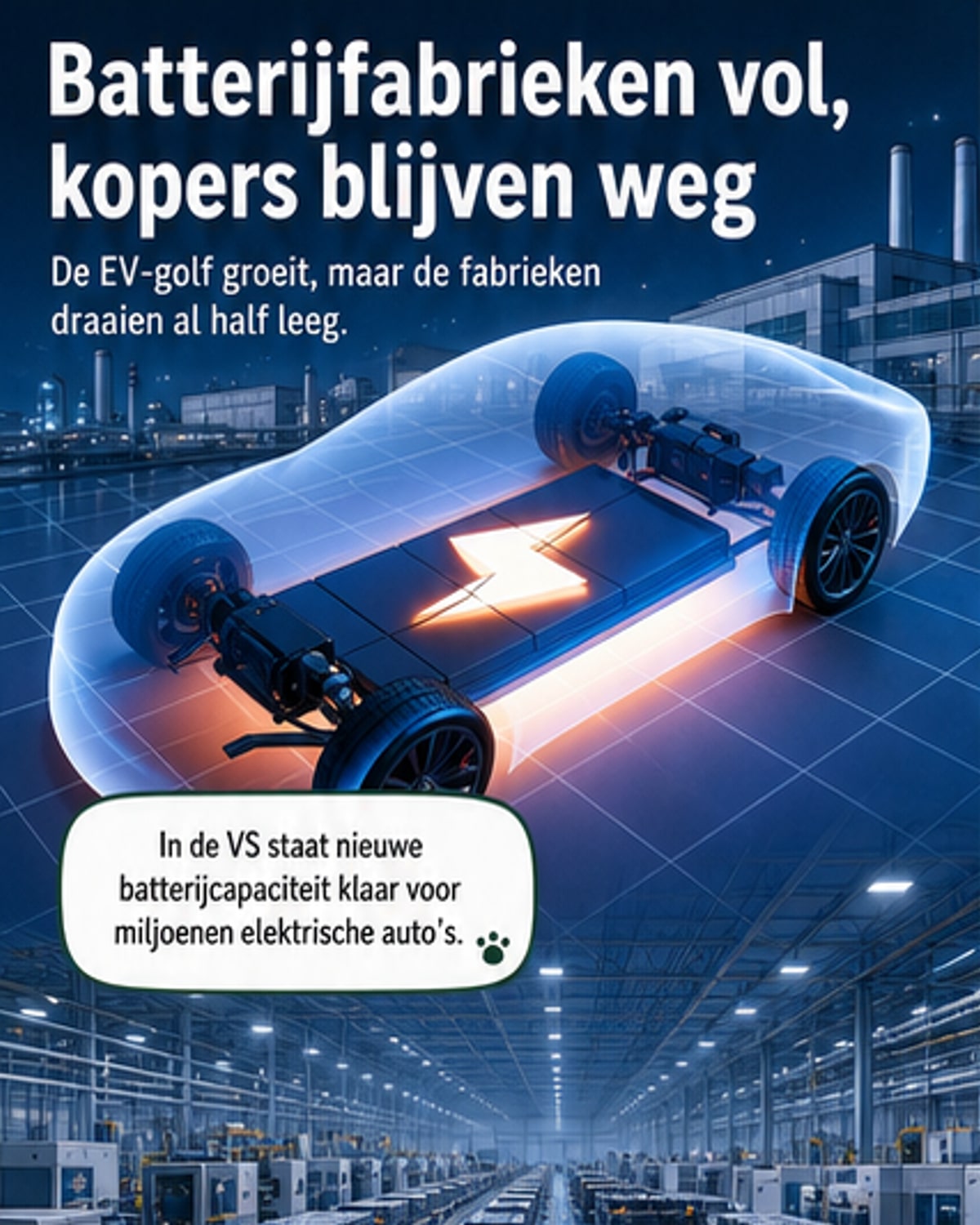 Batterijfabrieken zoeken uitlaatklep
