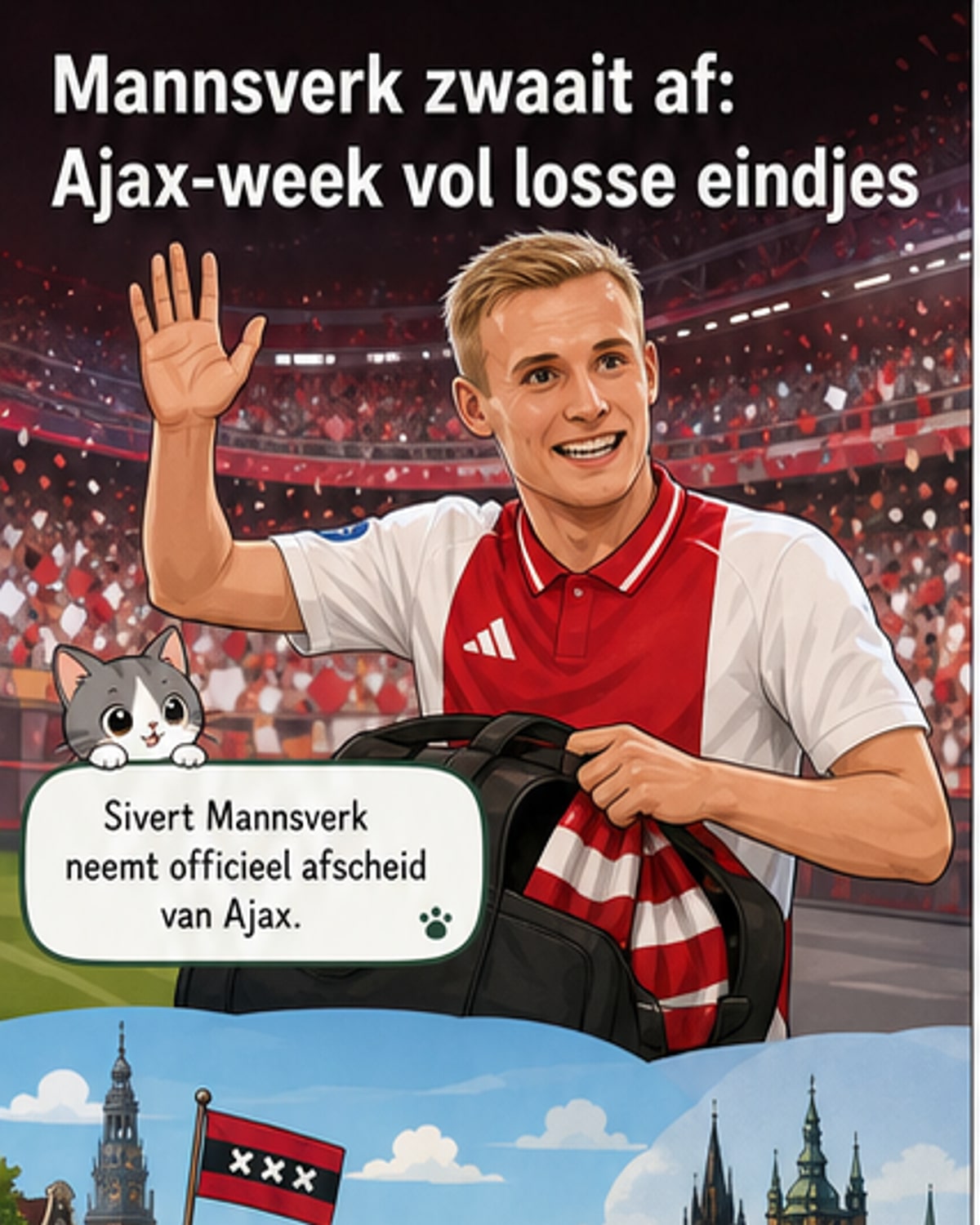 Mannsverk vertrekt naar Praag