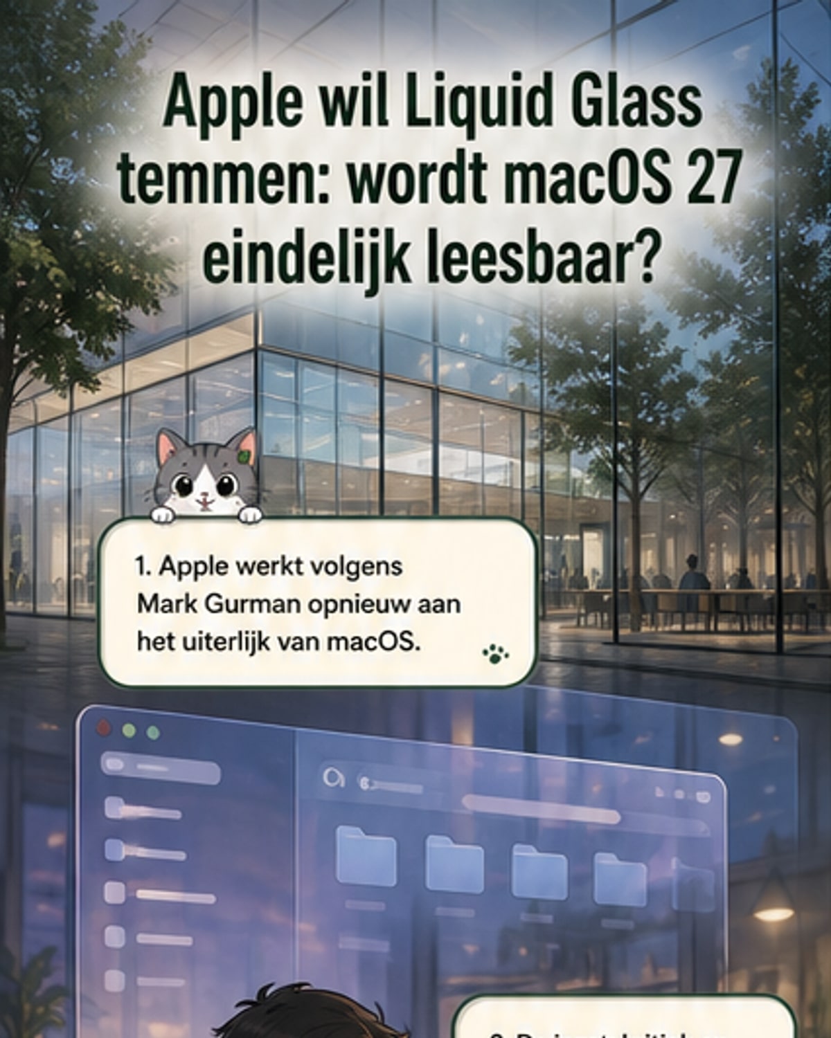 Apple verbetert zichtbaarheid in macOS