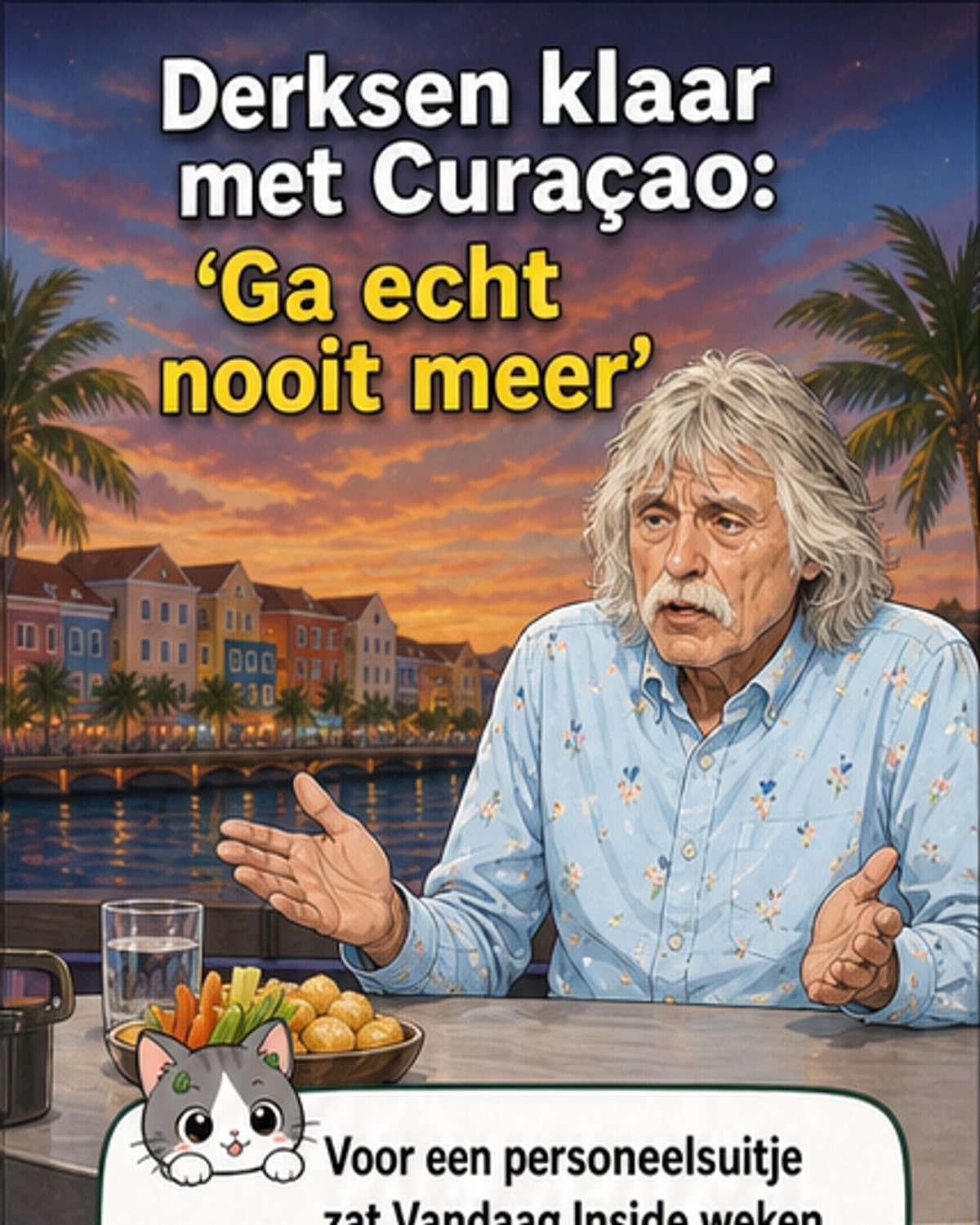 Johan Derksen: 'Curaçao, nooit meer'
