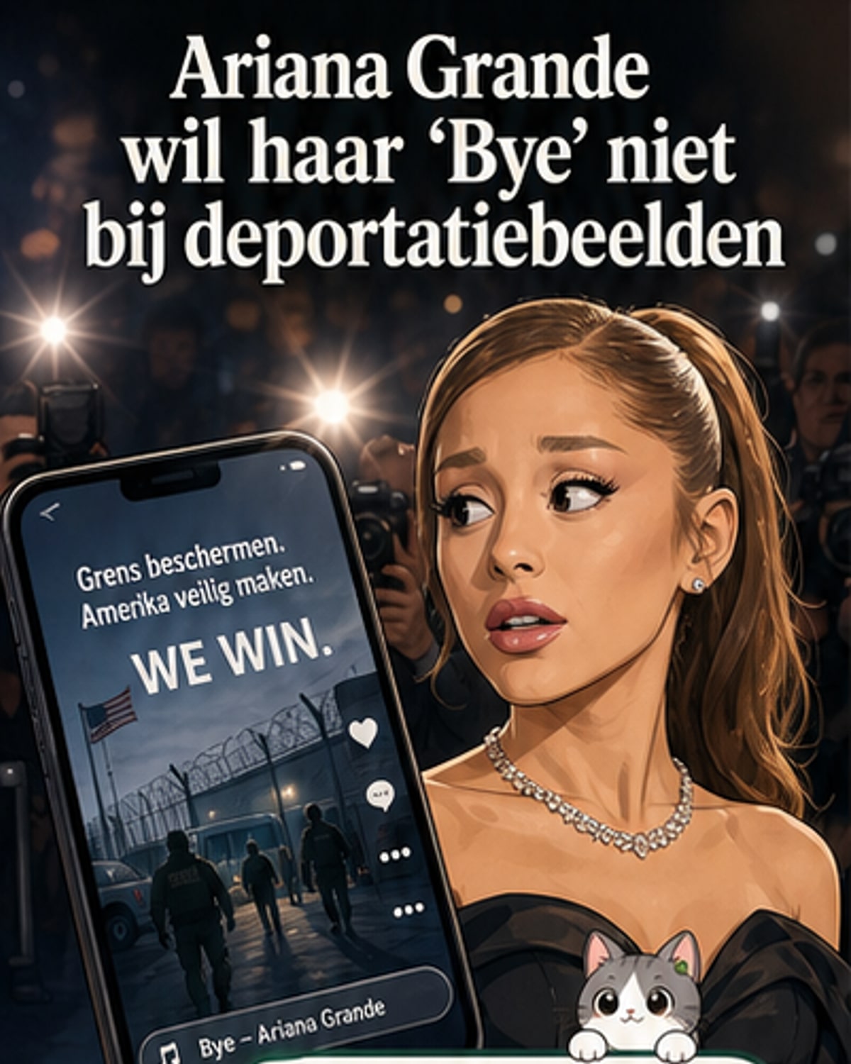 Ariana Grande: 'Niet met mijn muziek'