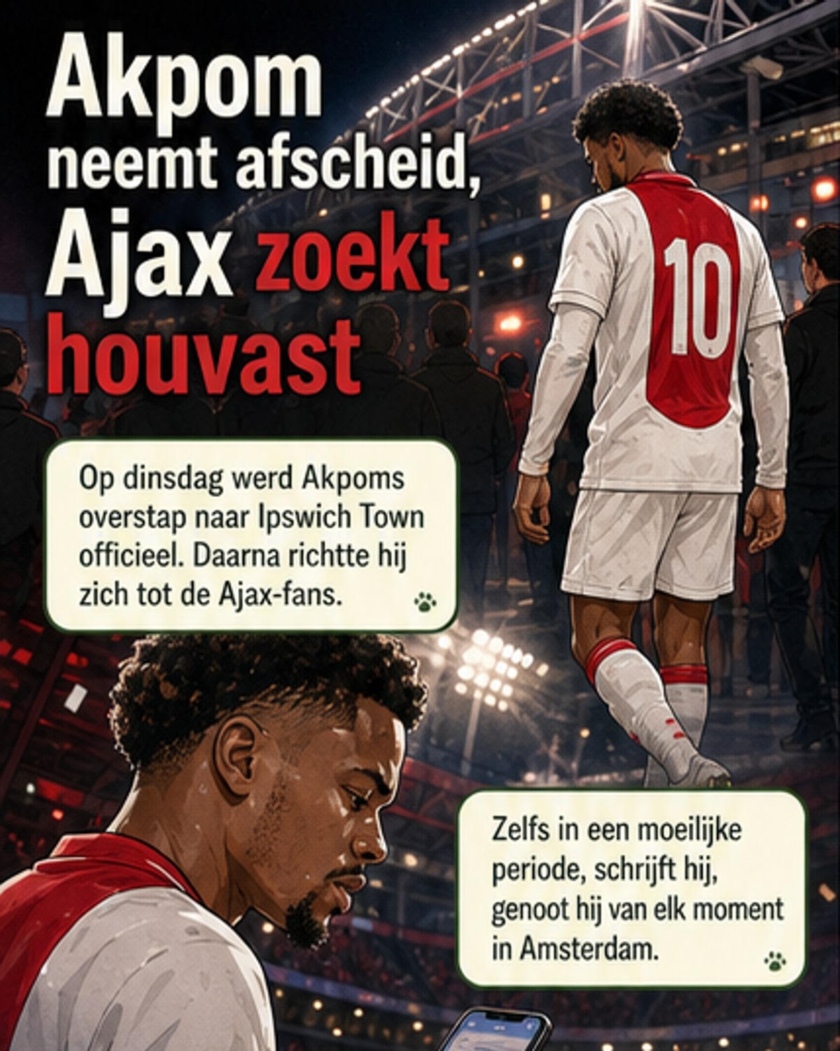 Akpom: 'Voor altijd dankbaar voor mijn tijd bij Ajax'