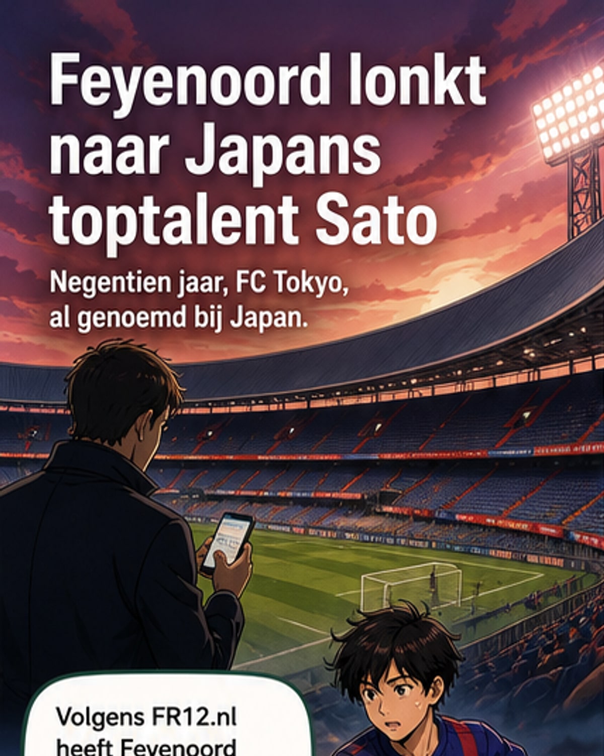 Feyenoord houdt oog op Japans talent