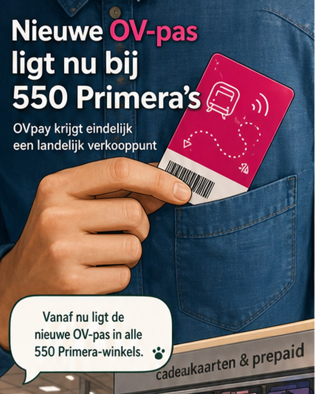 Nieuwe OV-pas landelijk verkrijgbaar