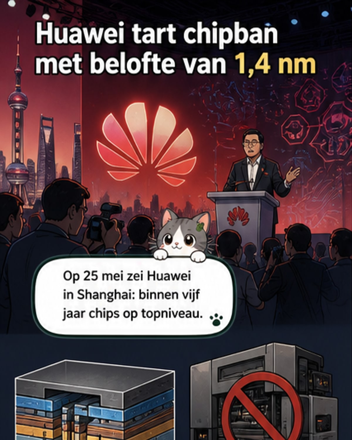 Huawei onthult chipdoorbraak