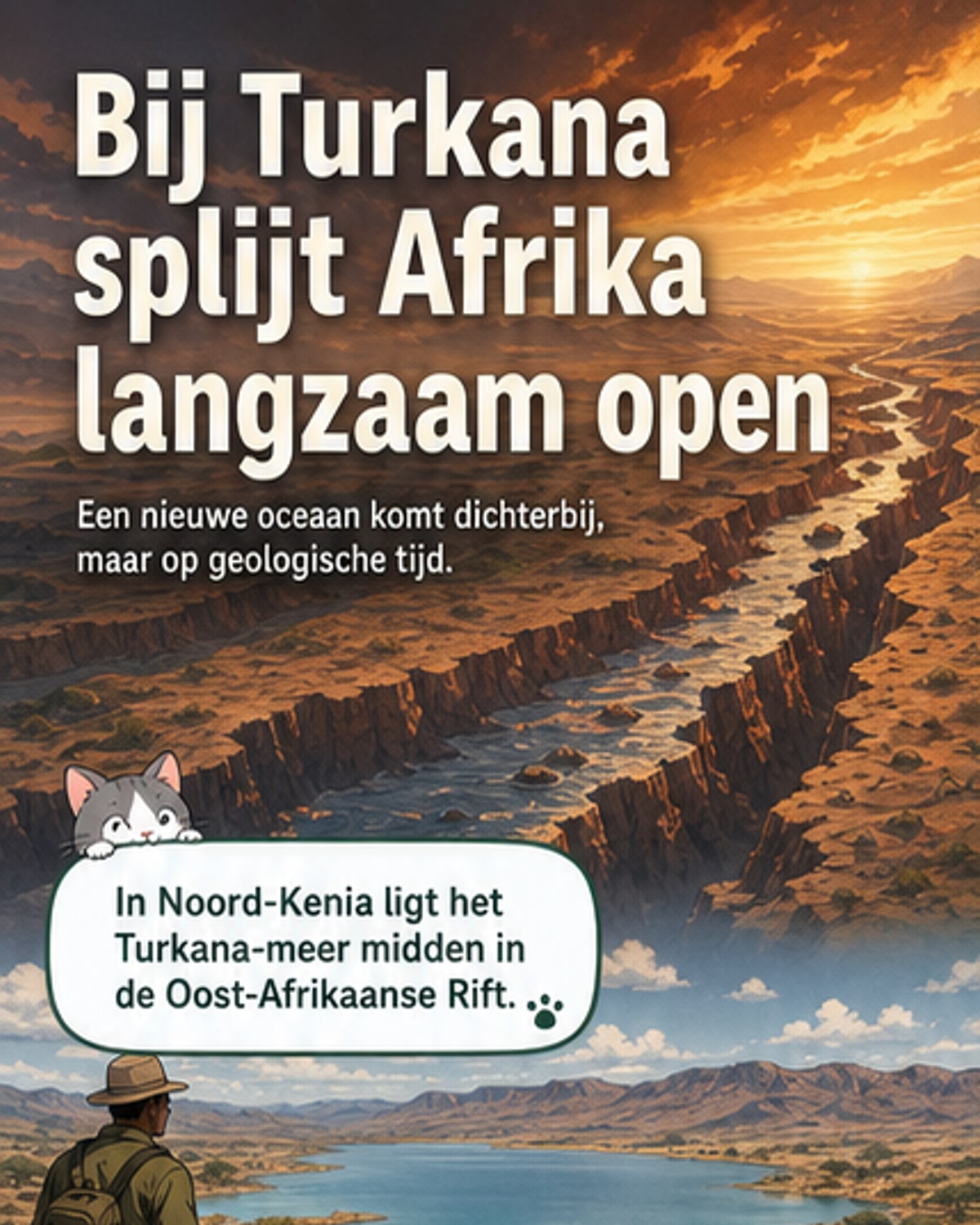 Afrika scheurt open: nieuwe oceaan in wording