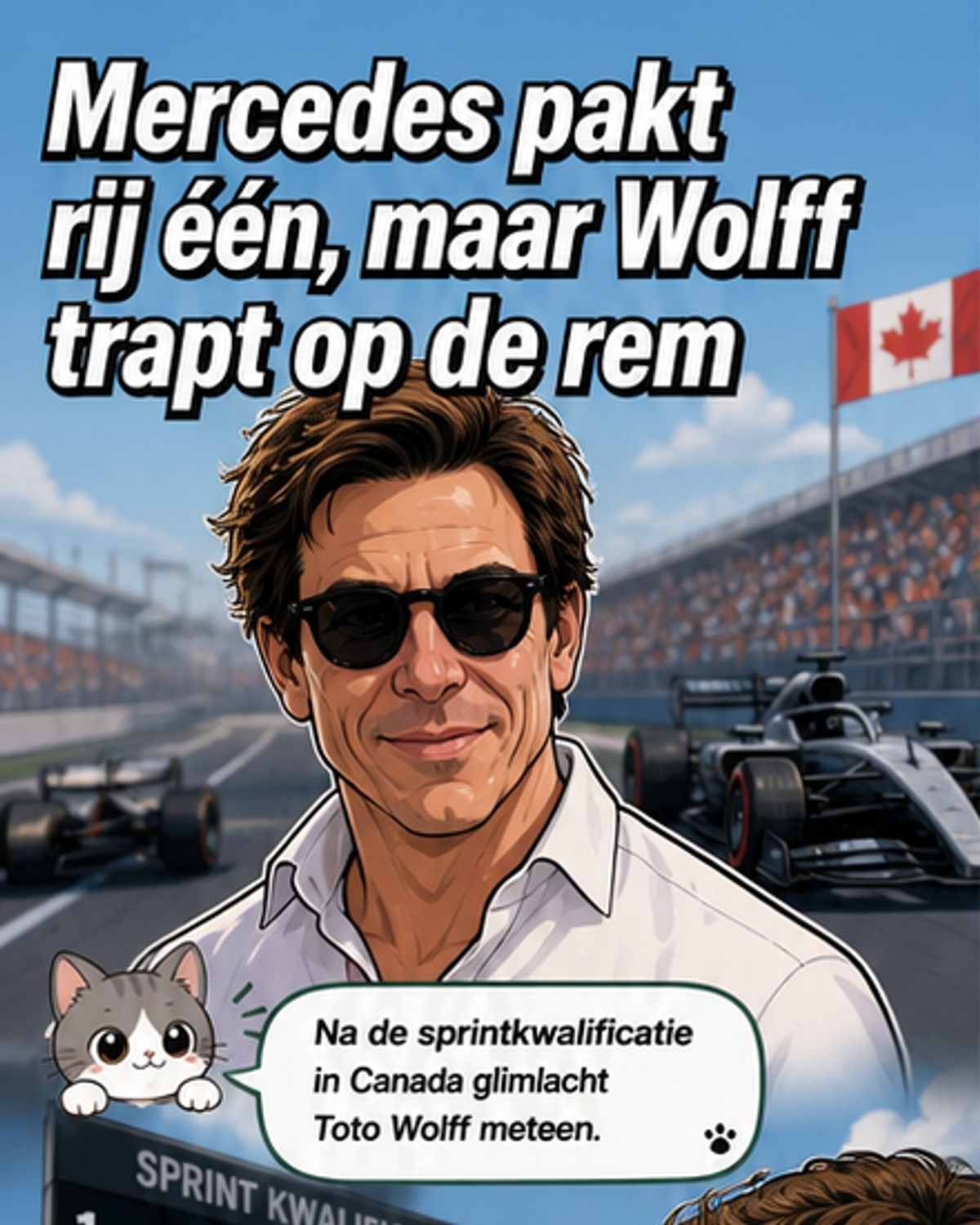 Mercedes hervindt snelheid in Canada