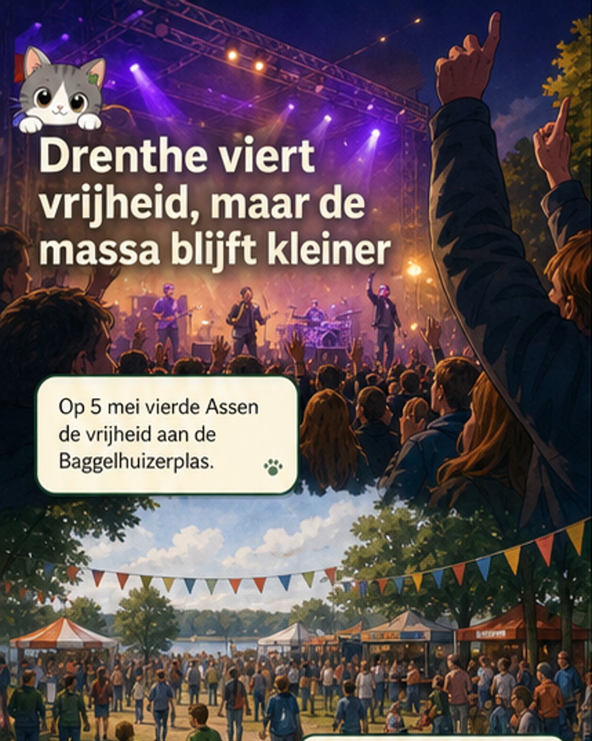 25.000 bezoekers bij Bevrijdingsfestival Drenthe