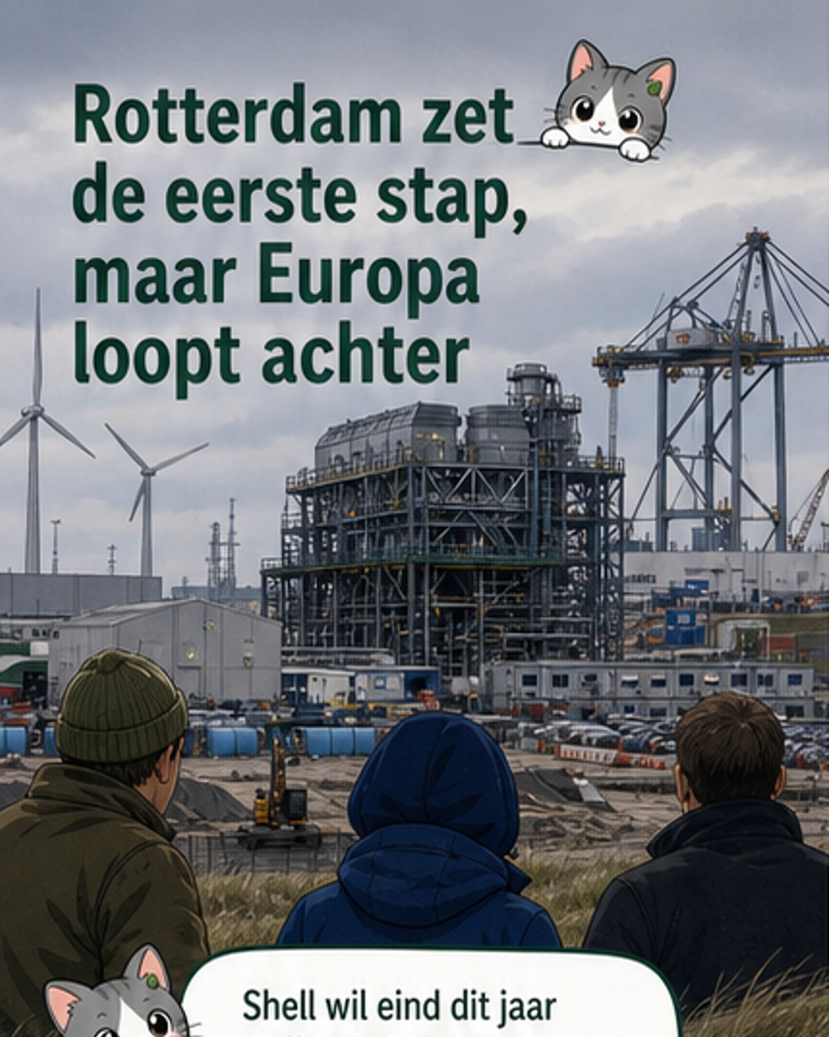 Groene waterstof start in Rotterdam