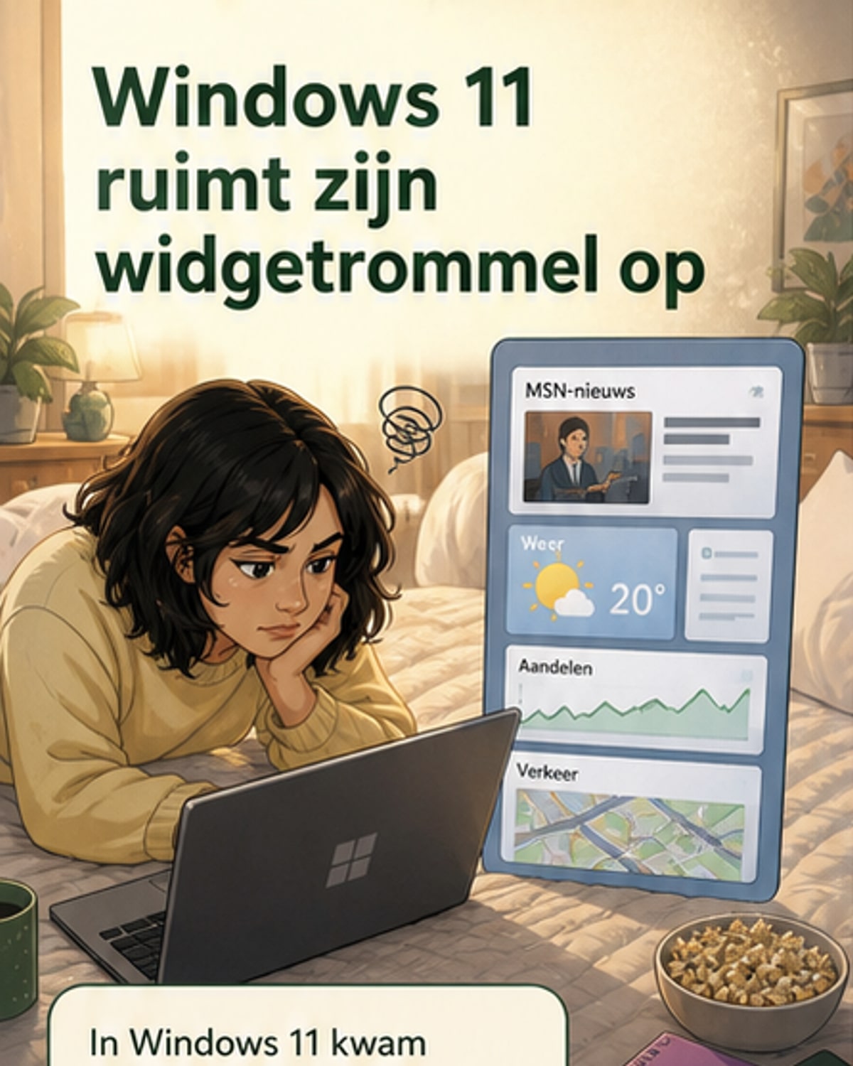 Eindelijk rust in het widgetspaneel
