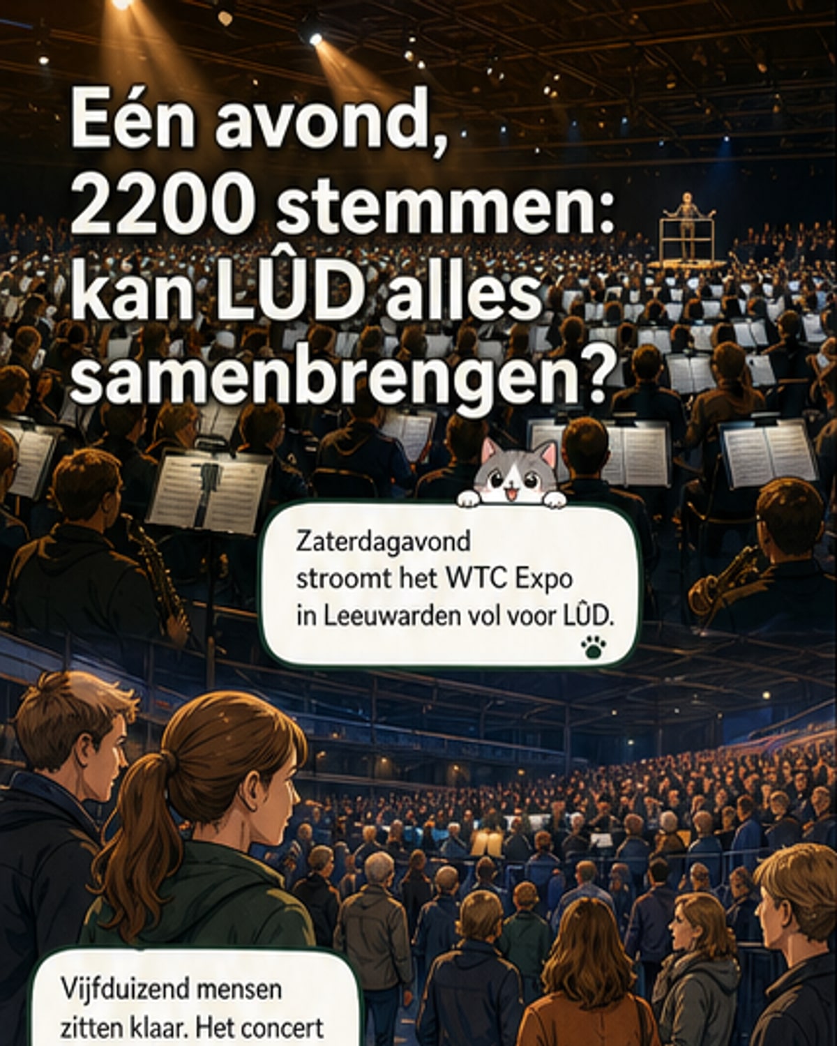 2200 muzikanten samen op LÛD