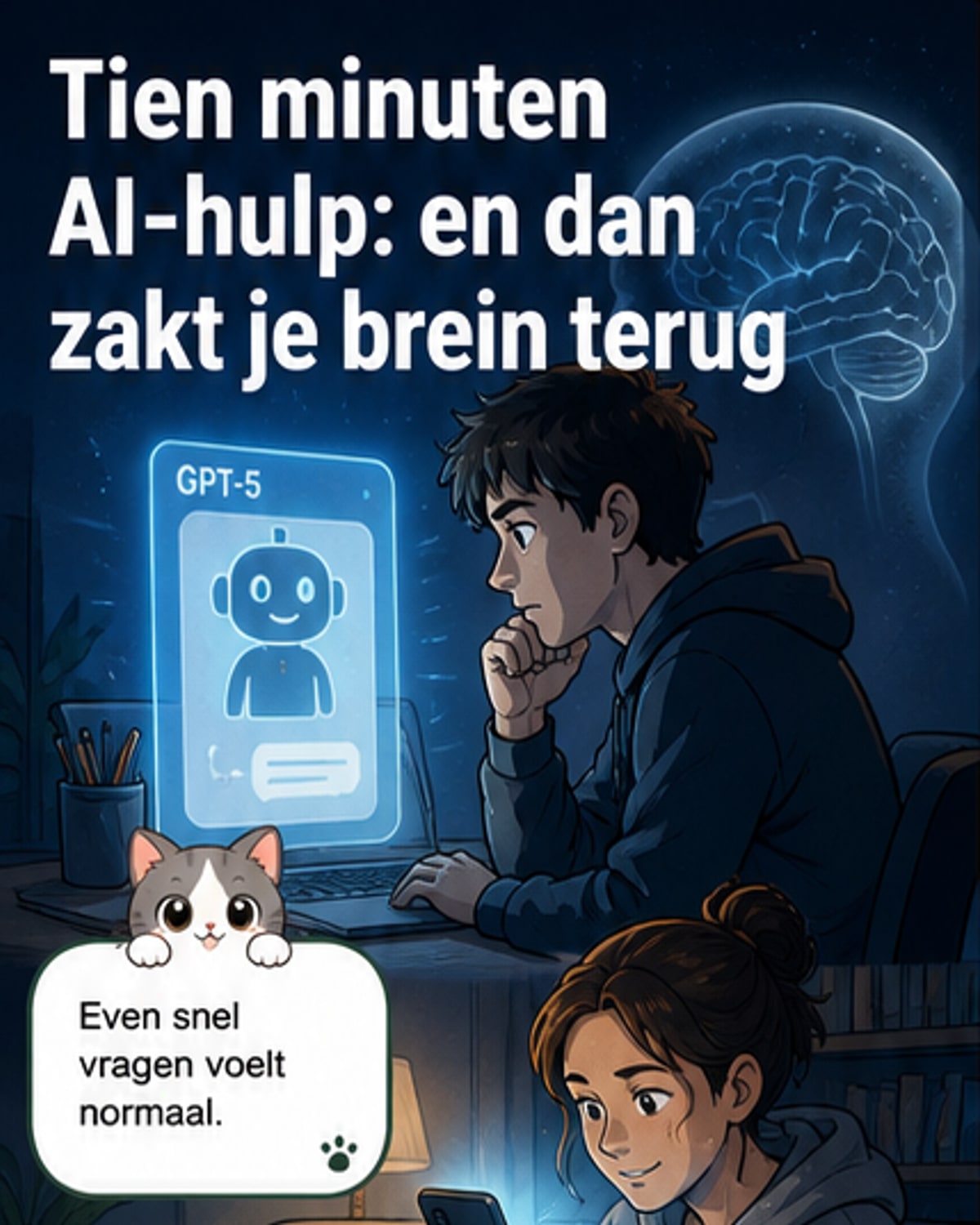 Breinrot bij AI-gebruik al na 10 minuten