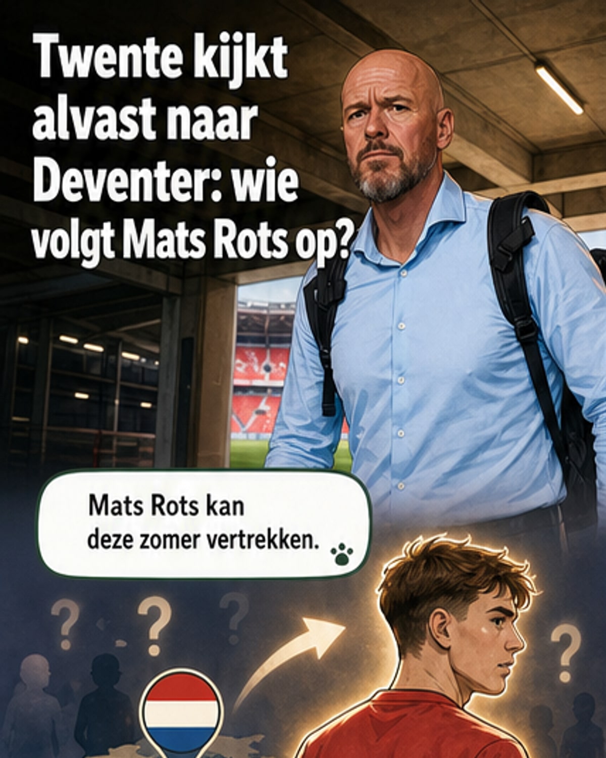 FC Twente zoekt opvolger voor Rots