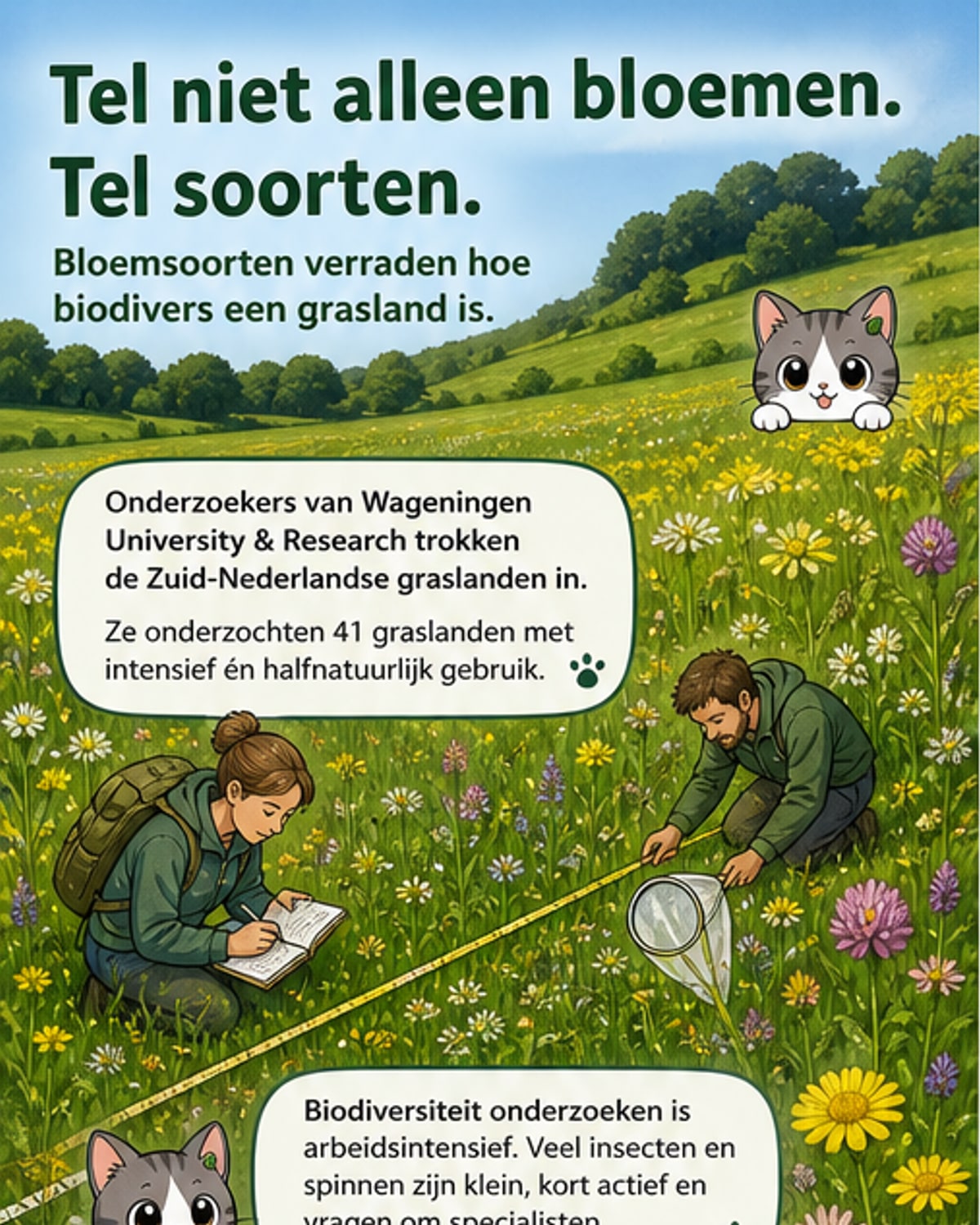 Bloemen als biodiversiteitsmeter