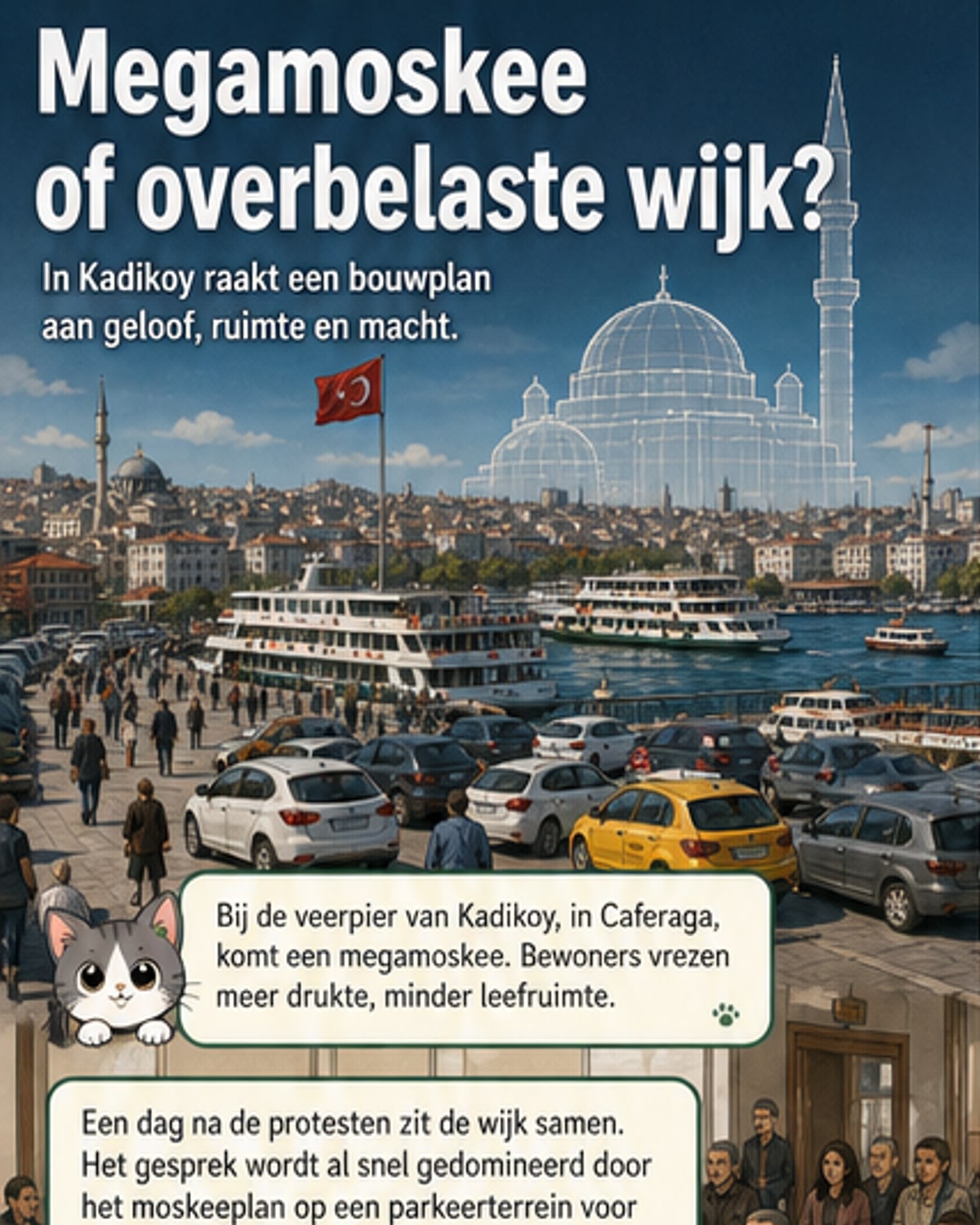 Cultuuroorlog om moskee in seculiere wijk?