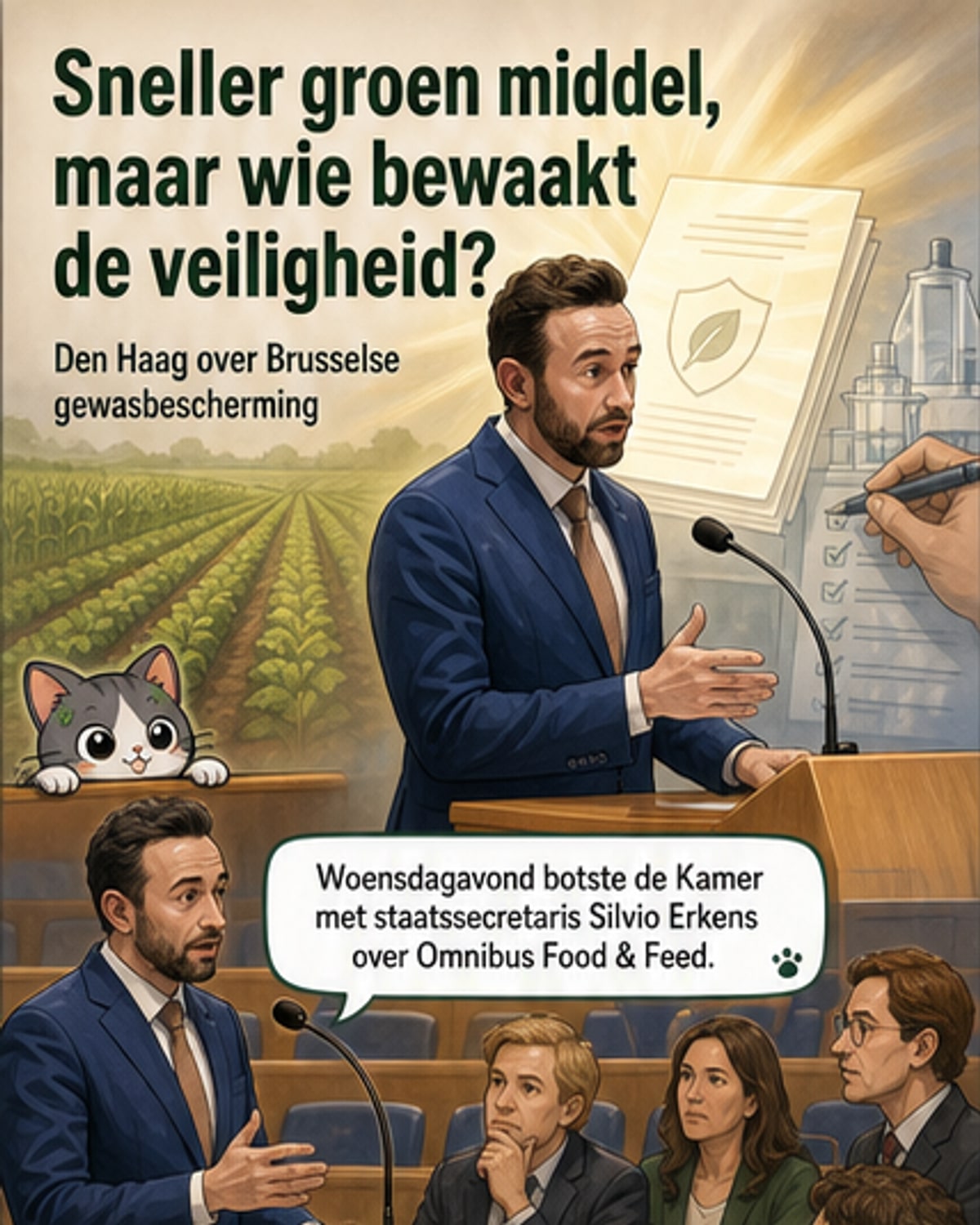 EU wil snellere toelating groene gewasbescherming