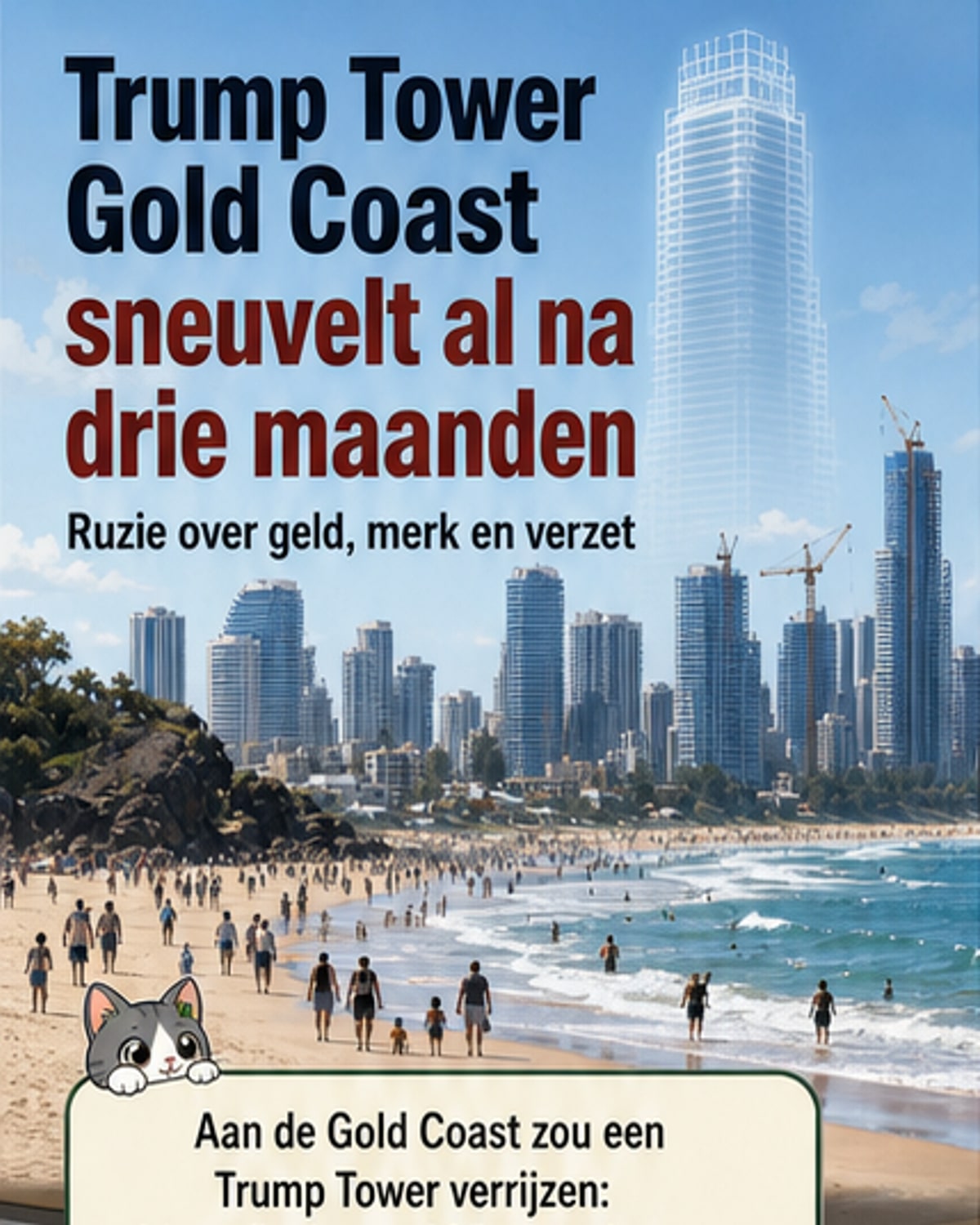 Geen Trump Tower in Australië