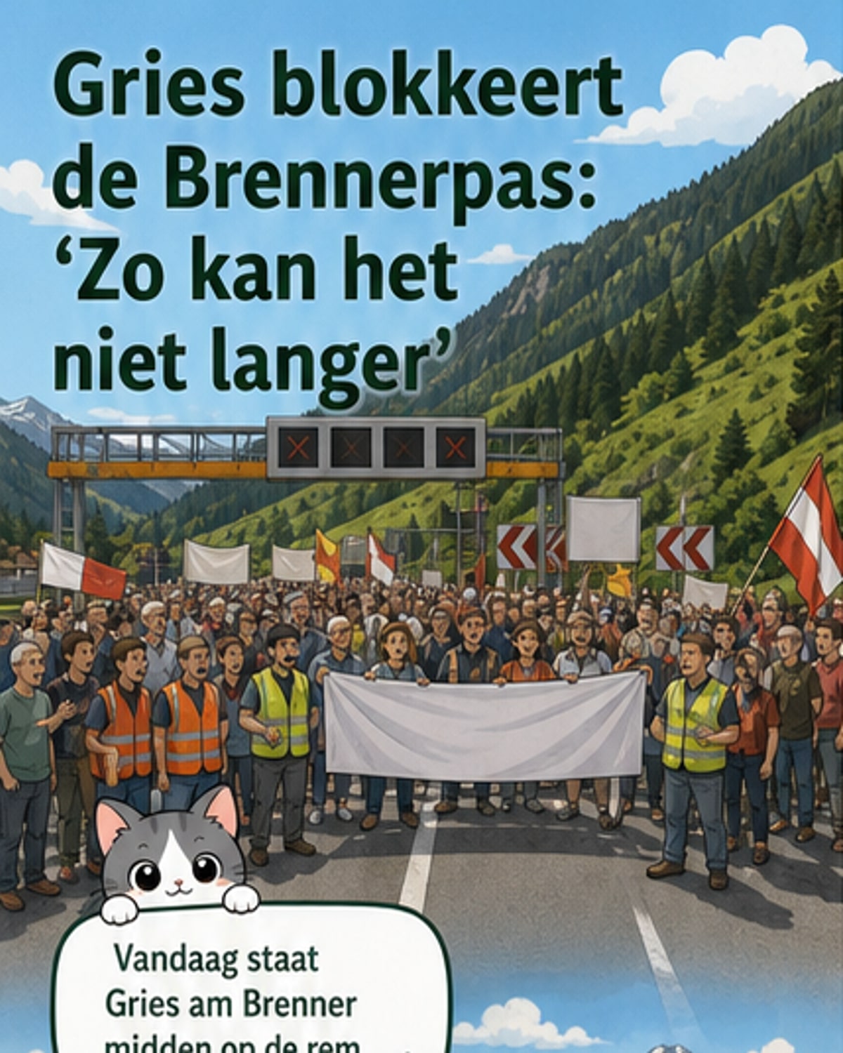 Dorp blokkeert weg vanwege verkeersellende