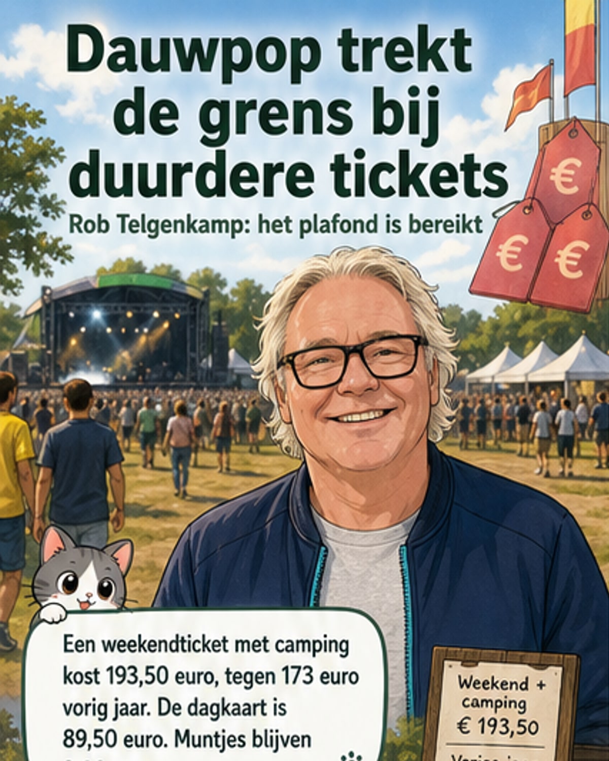 Dauwpop zet rem op prijsstijging