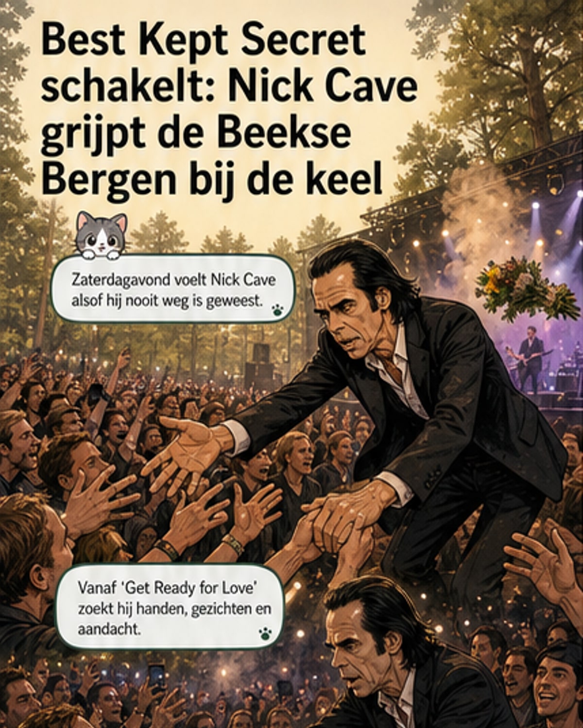 Nick Cave brengt BKS in trance