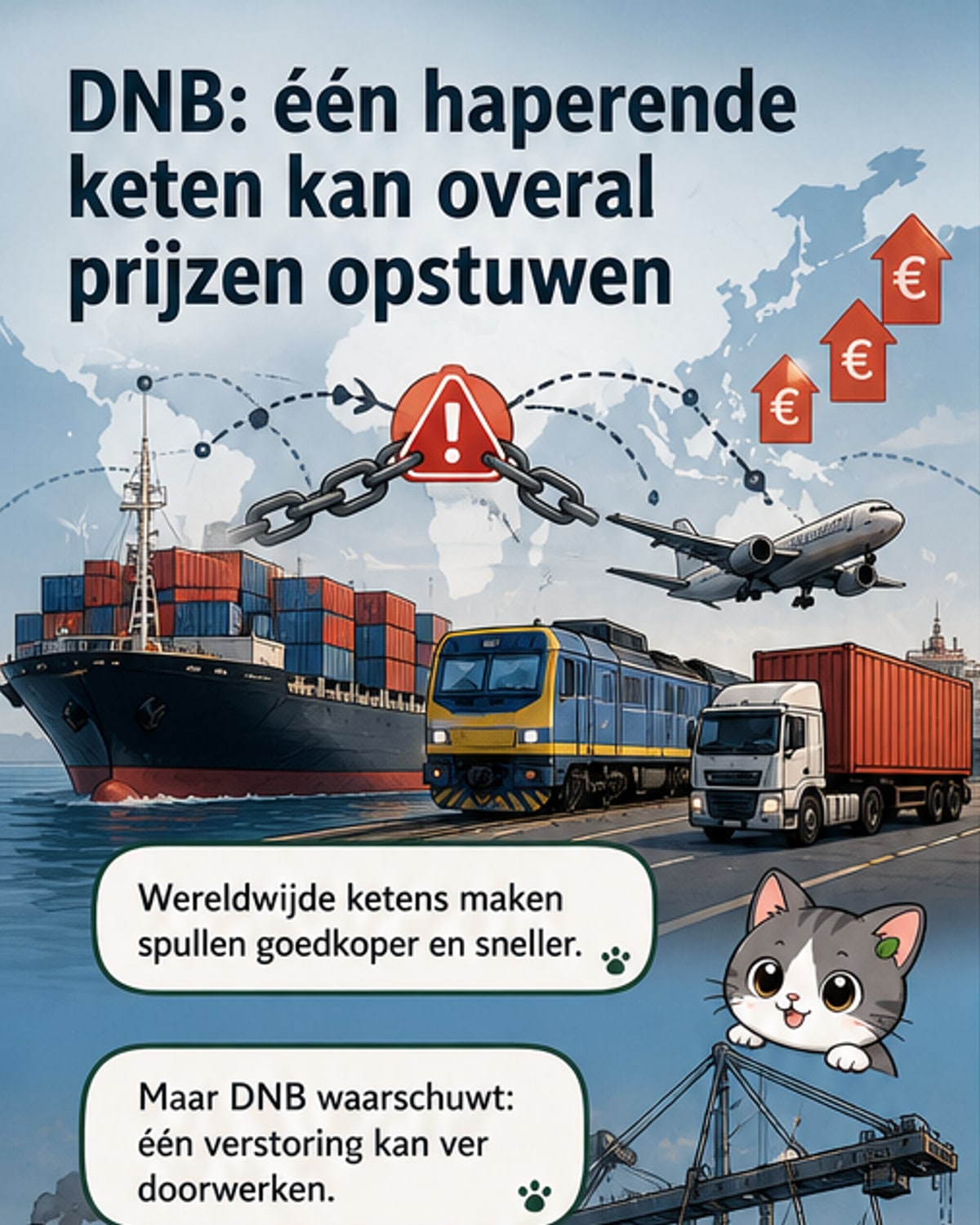 Toeleveringsproblemen drijven inflatie